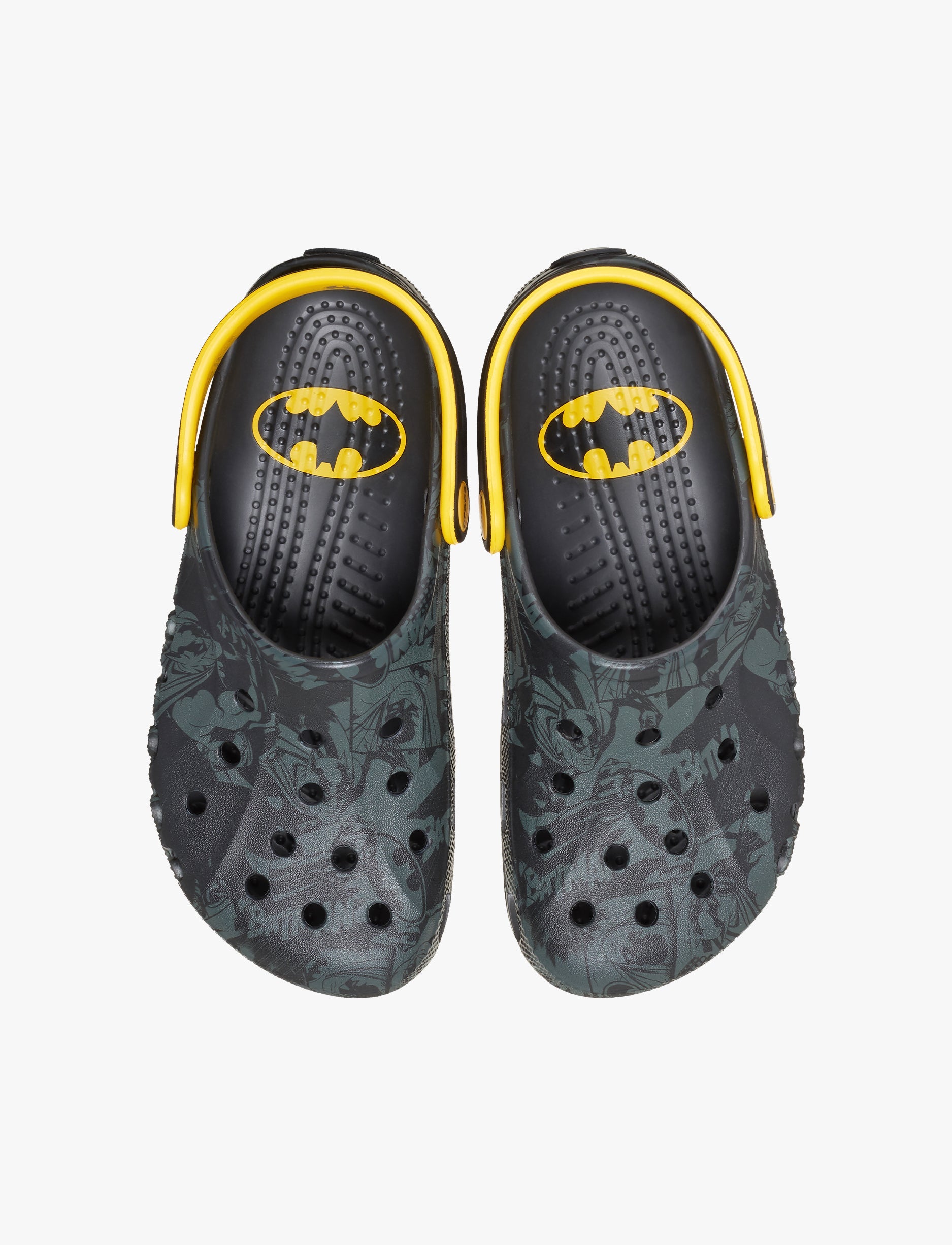 Crocs Batman Baya Clog - כפכפי קרוקס באטמן באיה קלוג בצבע שחור/צהוב