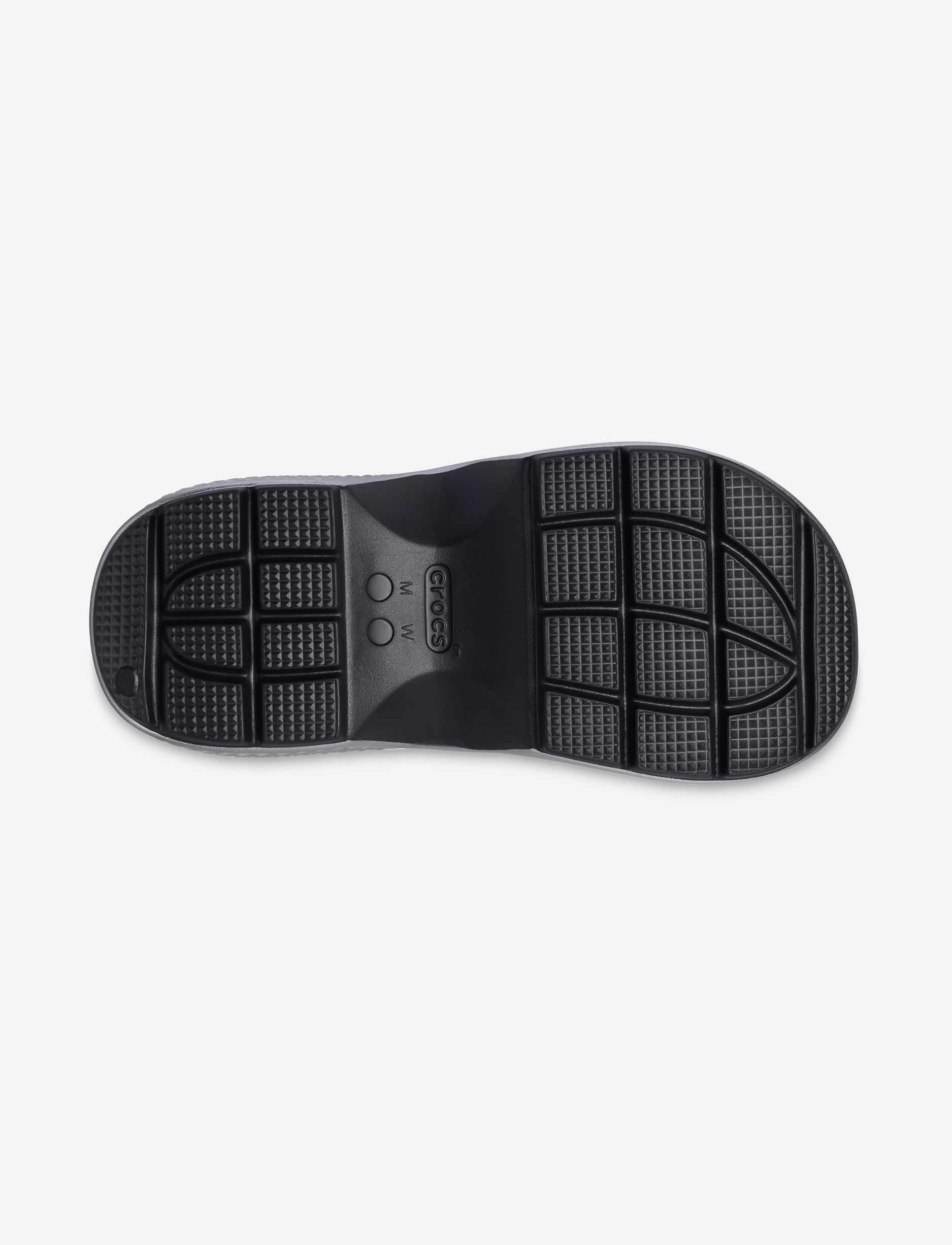 Crocs Stomp Metallic Clog - כפכפי קלוג פלטפורמה קרוקס לנשים בצבע כסף