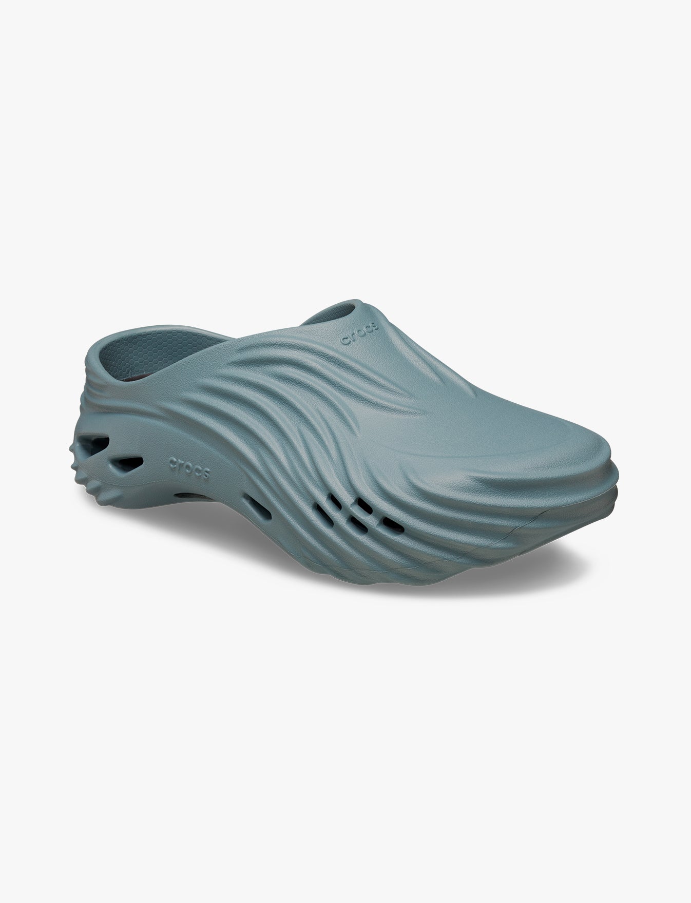 Crocs Echo Wave - כפכפי קרוקס אקו וויב בצבע ירוק פונד