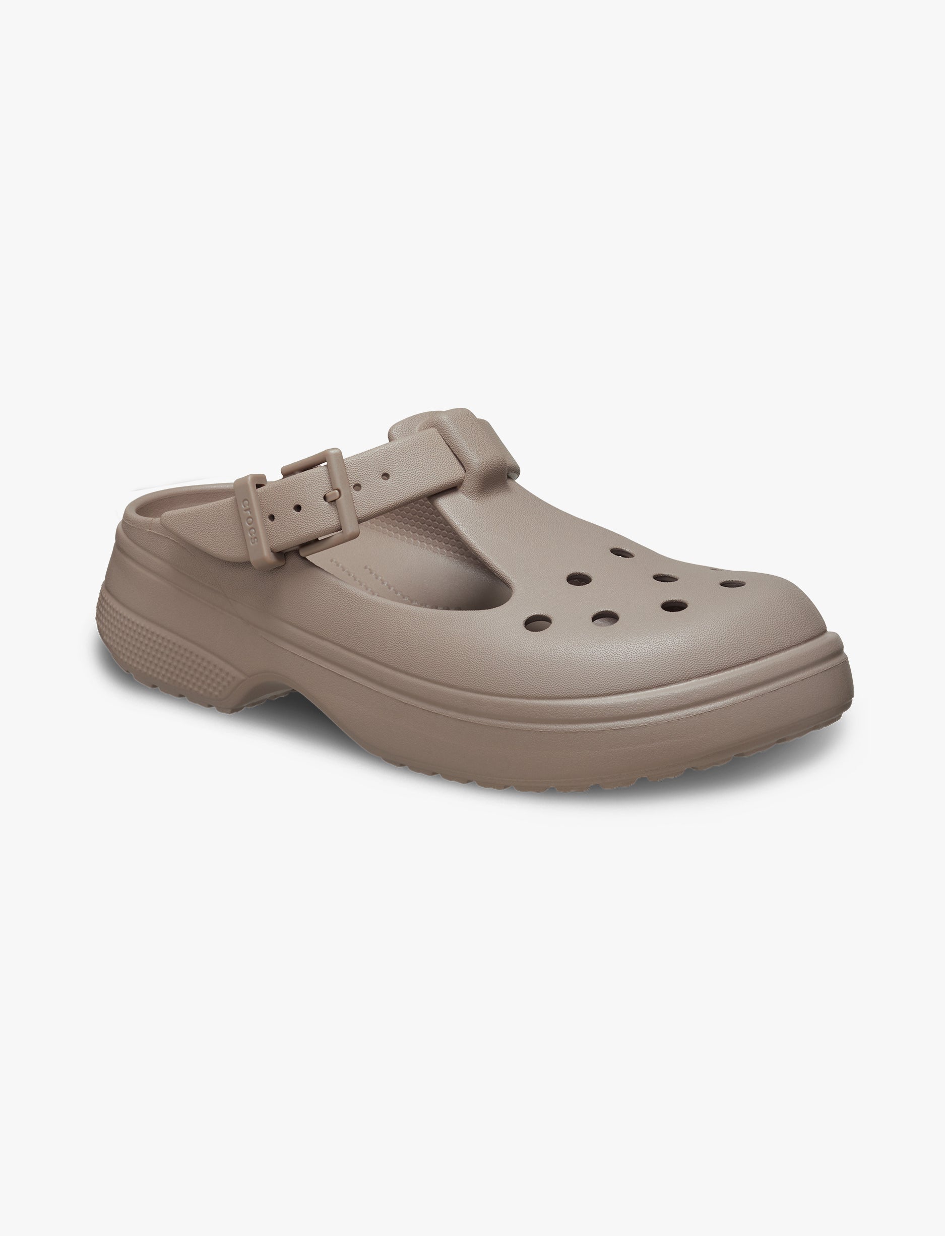 Crocs Classic Mary Jane Clog - כפכפי קרוקס לנשים מרי ג'ין בצבע טאופ