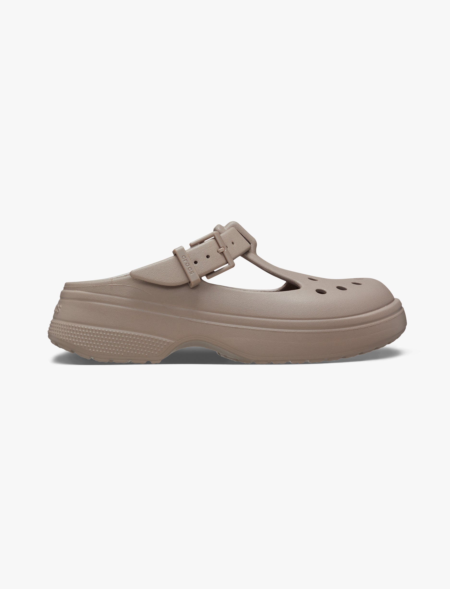Crocs Classic Mary Jane Clog - כפכפי קרוקס לנשים מרי ג'ין בצבע טאופ