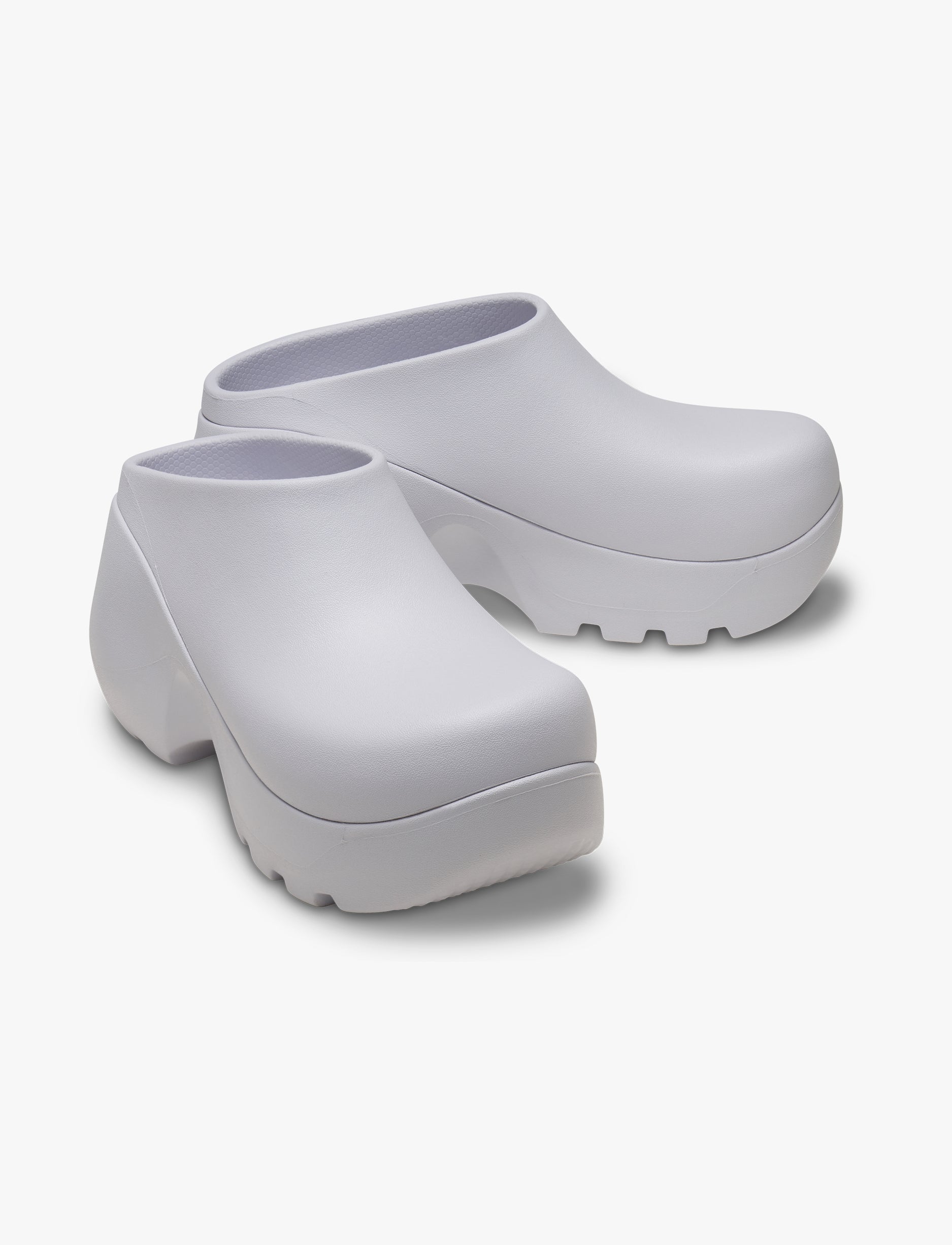 Crocs Hydra Clog - כפכפי קרוקס פלטפורמה לנשים בצבע ענב חלבי
