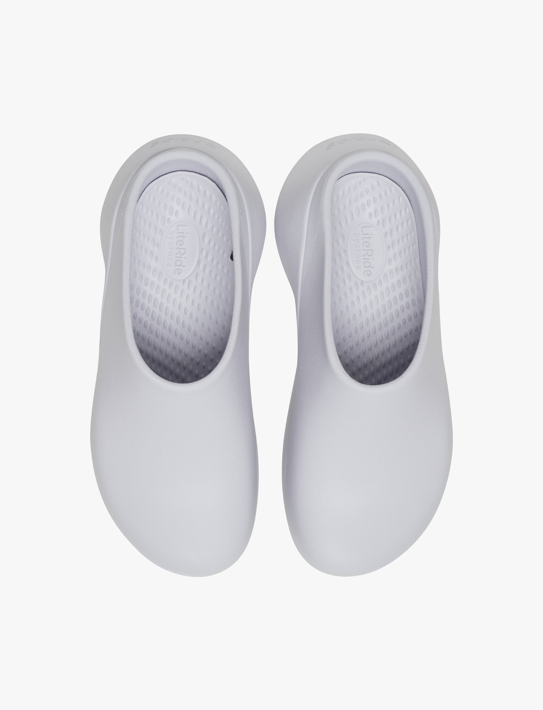 Crocs Hydra Clog - כפכפי קרוקס פלטפורמה לנשים בצבע ענב חלבי