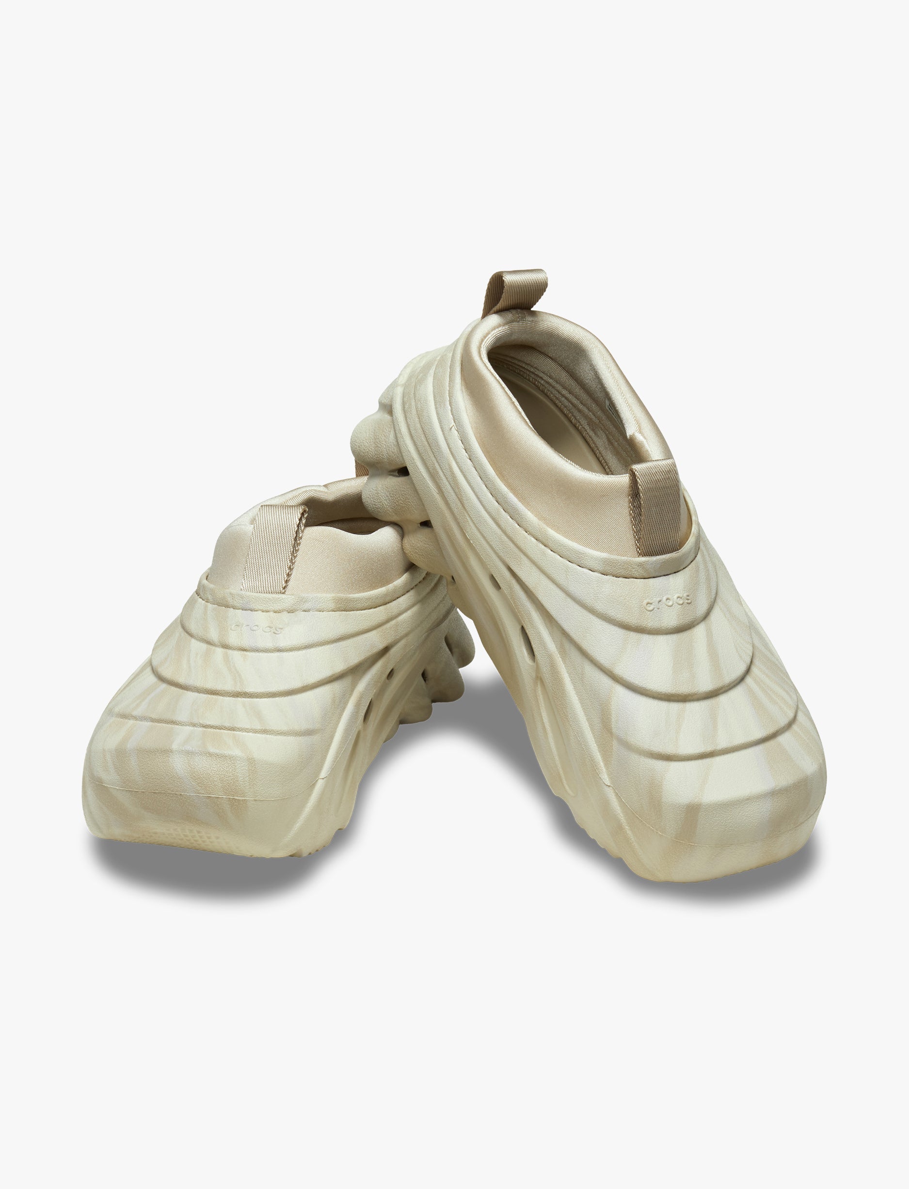Crocs Echo Storm Marble - נעלי קרוקס אקו סטורם מארבל בצבע חימר בהיר/מולטי