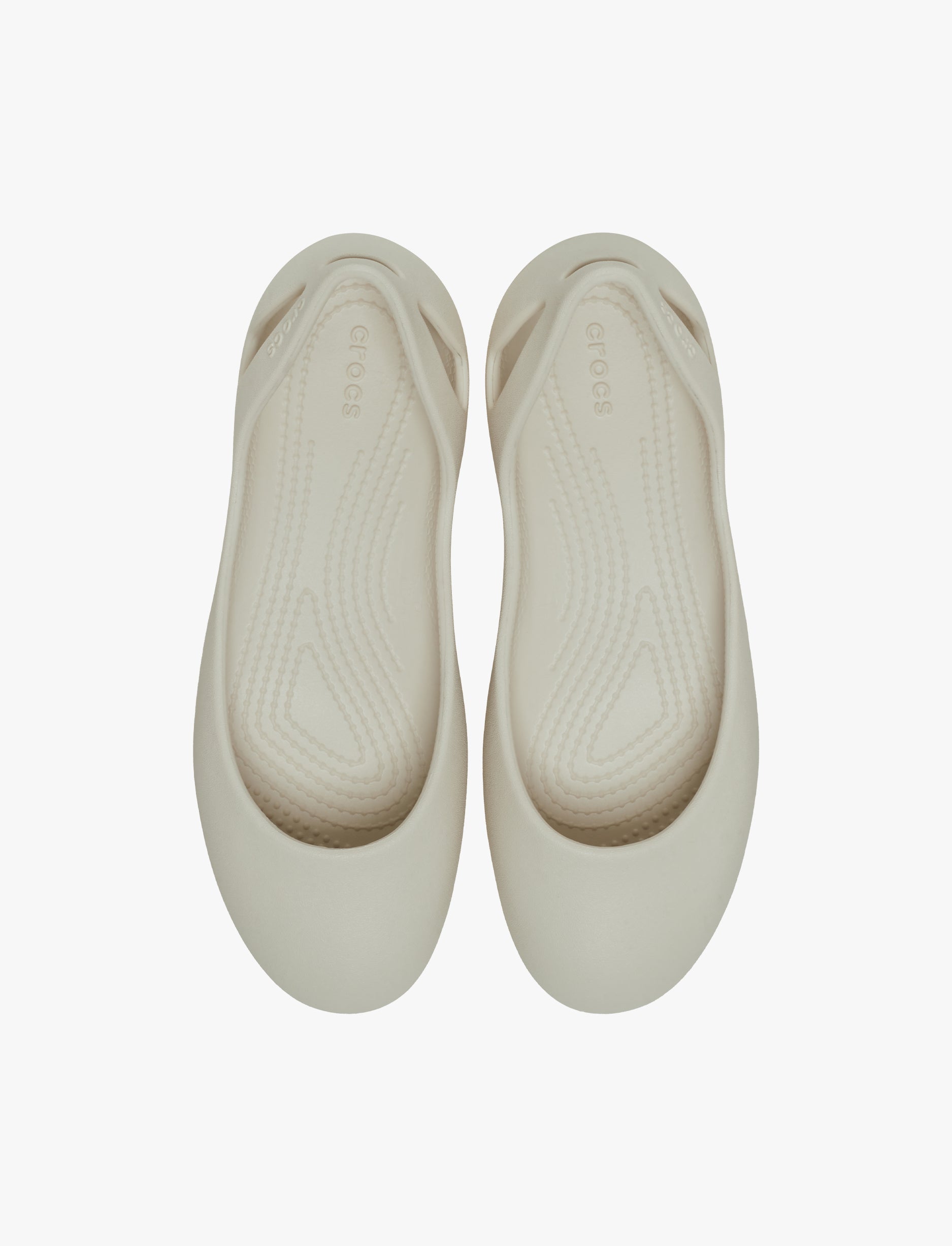 Crocs Kadee Flat -  נעלי קרוקס קיידי שטוחות לנשים בצבע סטוקו