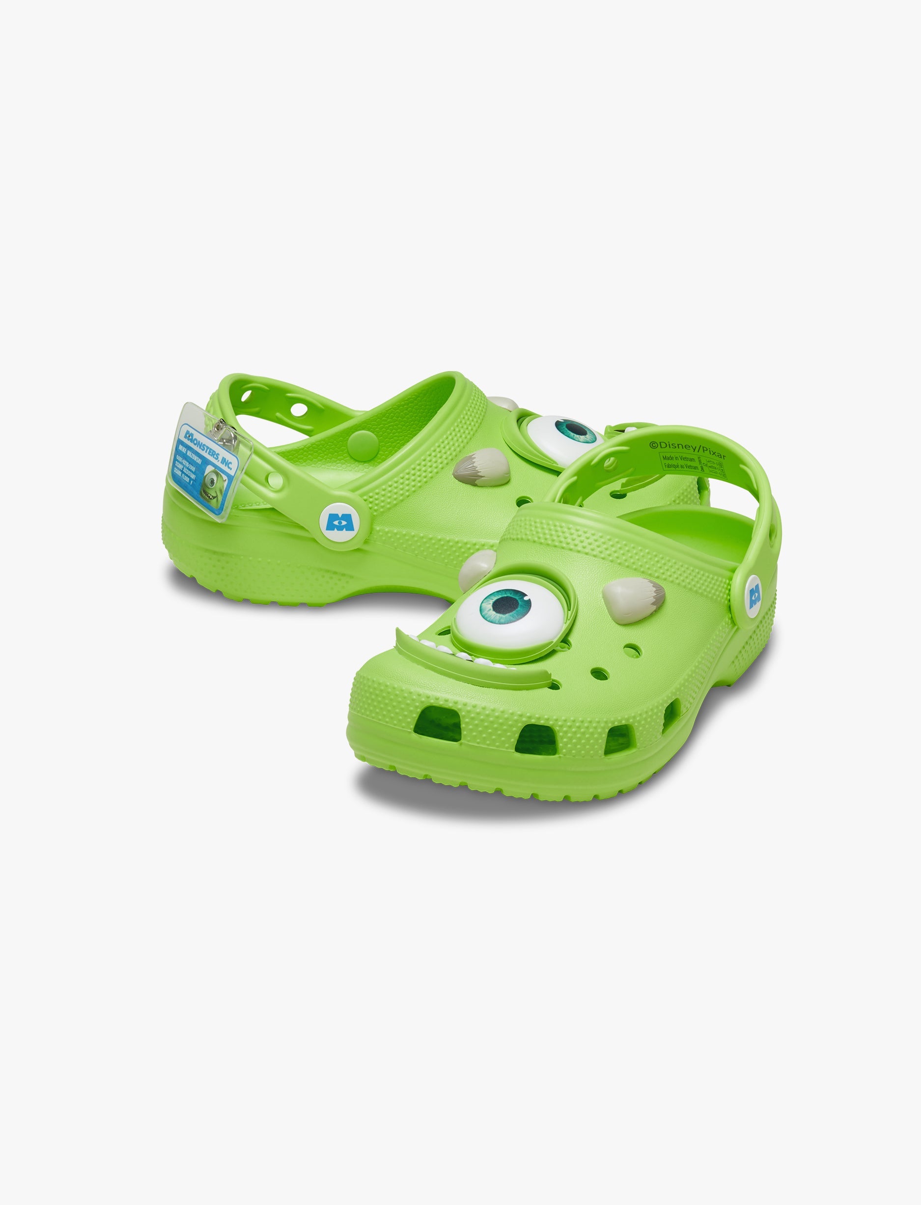 Crocs Monsters Inc Mike Classic Clog K  - כפכפי קרוקס קלוג מפלצות לילדים בצבע ירוק