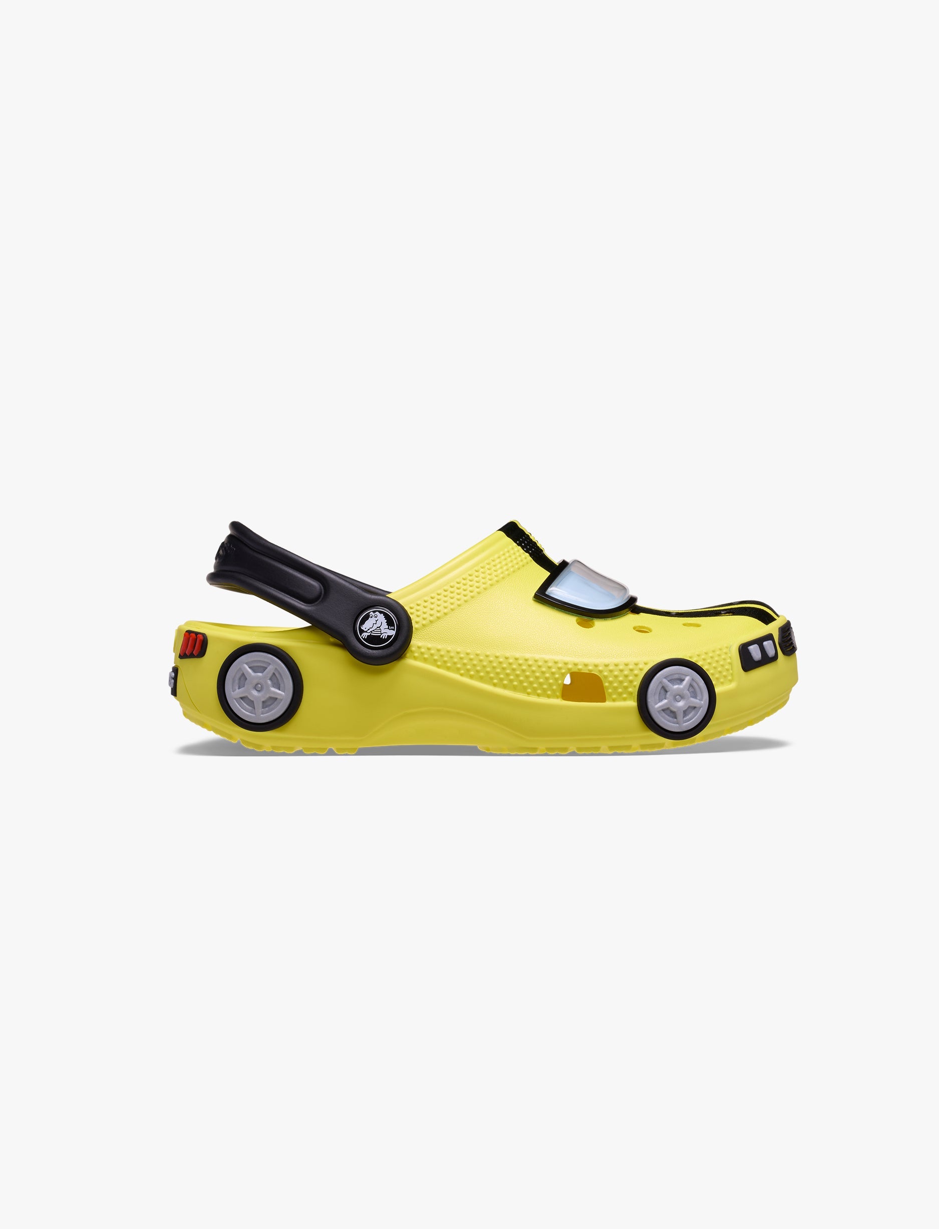 Crocs Classic IAM Race Car Clog T - כפכפי קלוג קרוקס לילדים בעיצוב מכונית מירוץ בצבע צהוב/שחור