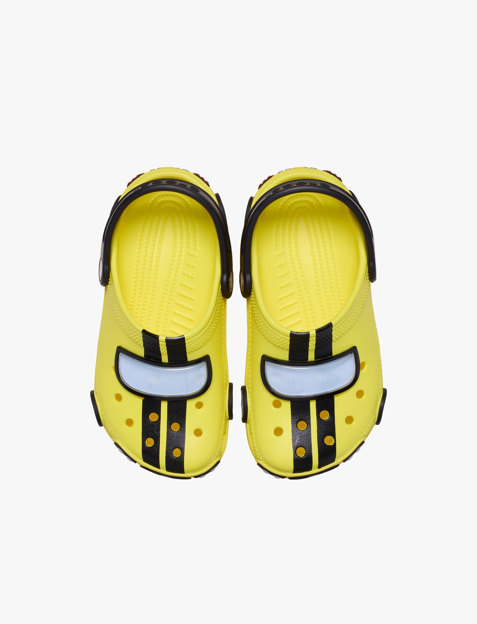 Crocs Classic IAM Race Car Clog T - כפכפי קלוג קרוקס לילדים בעיצוב מכונית מירוץ בצבע צהוב/שחור