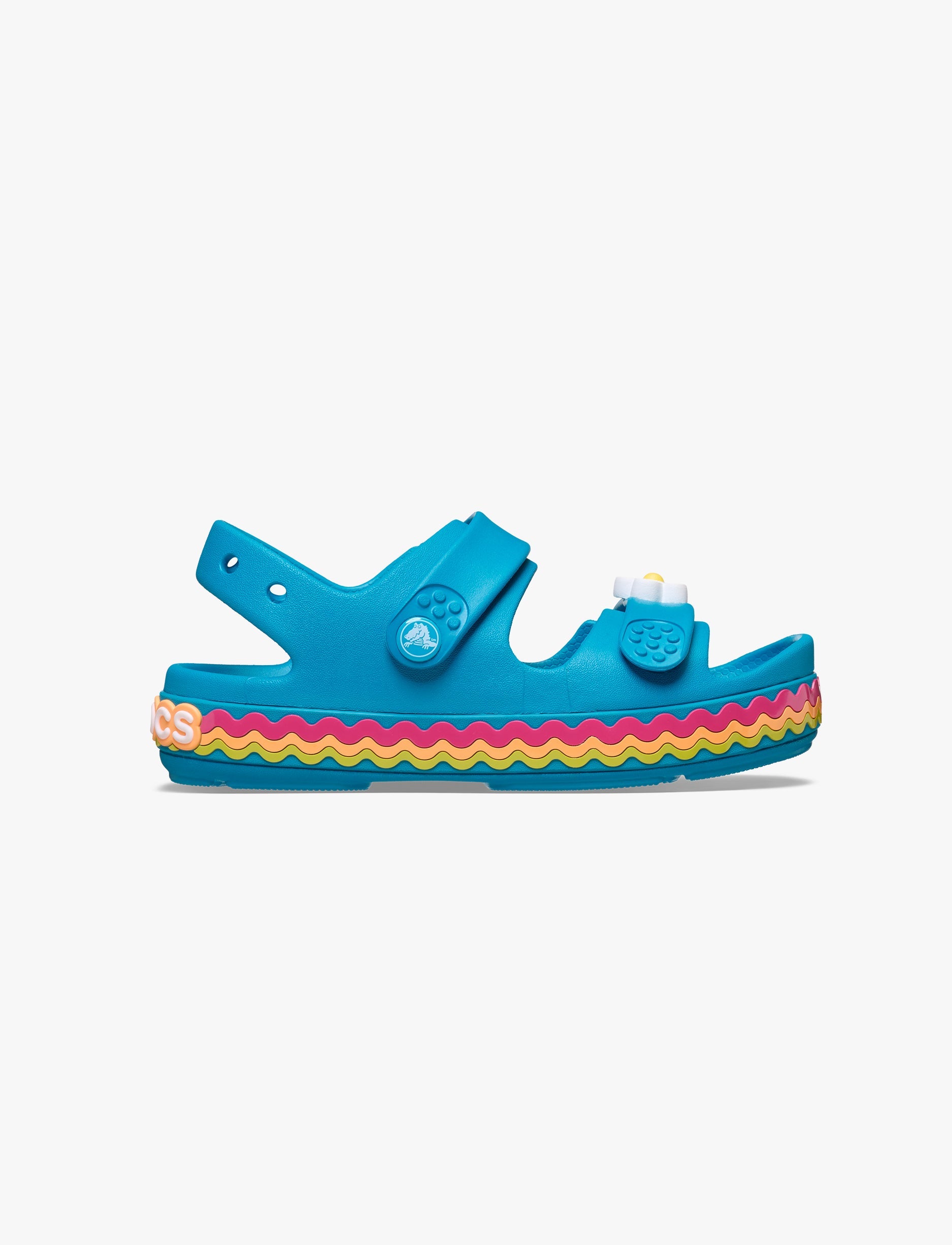 Crocs Crocband Cruiser Ric Rac -  סנדלי קרוקס קרוקבנד לילדים בצבע מרינה כחול