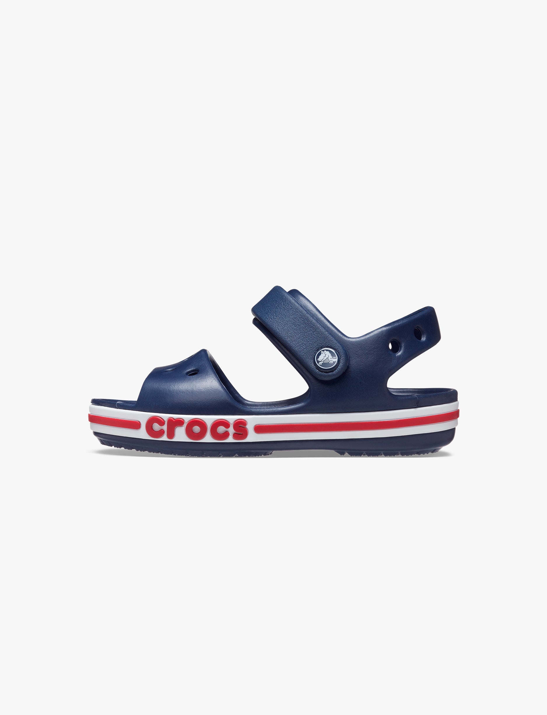 Crocs Bayaband Sandal T-   סנדלי קרוקס לילדים באיה באנד בצבע נייבי/פפר מידות קטנות
