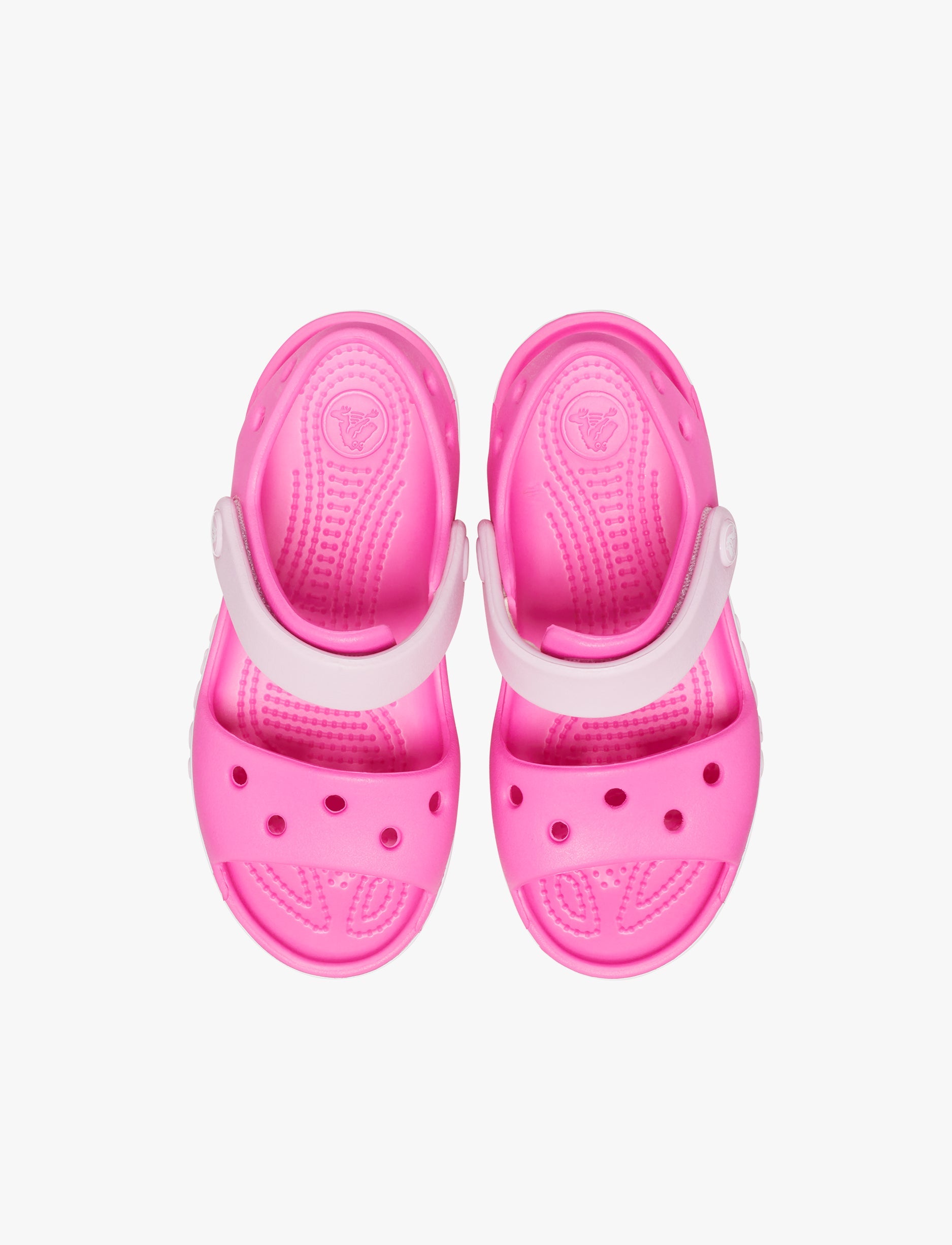 Crocs Bayaband Sandal T-   סנדלי קרוקס לילדים באיה באנד בצבע ורוד מבריק מידות קטנות