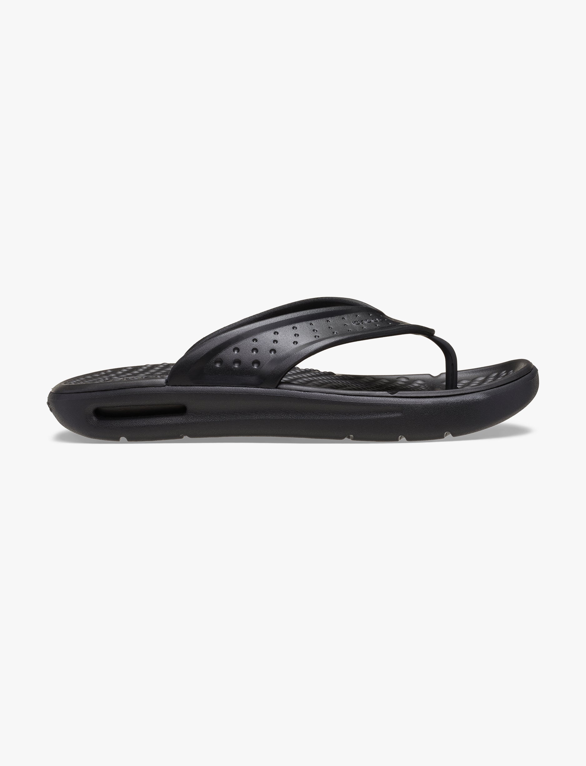Crocs In Motion Flip - כפכפי אצבע קרוקס בצבע שחור/שחור