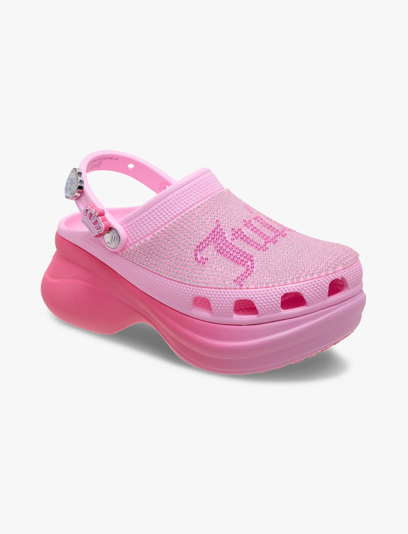 Crocs Juicy Couture Bae Clog - כפכפי פלטפורמה קרוקס ג'וסי קוטור לנשים  בצבע ורוד