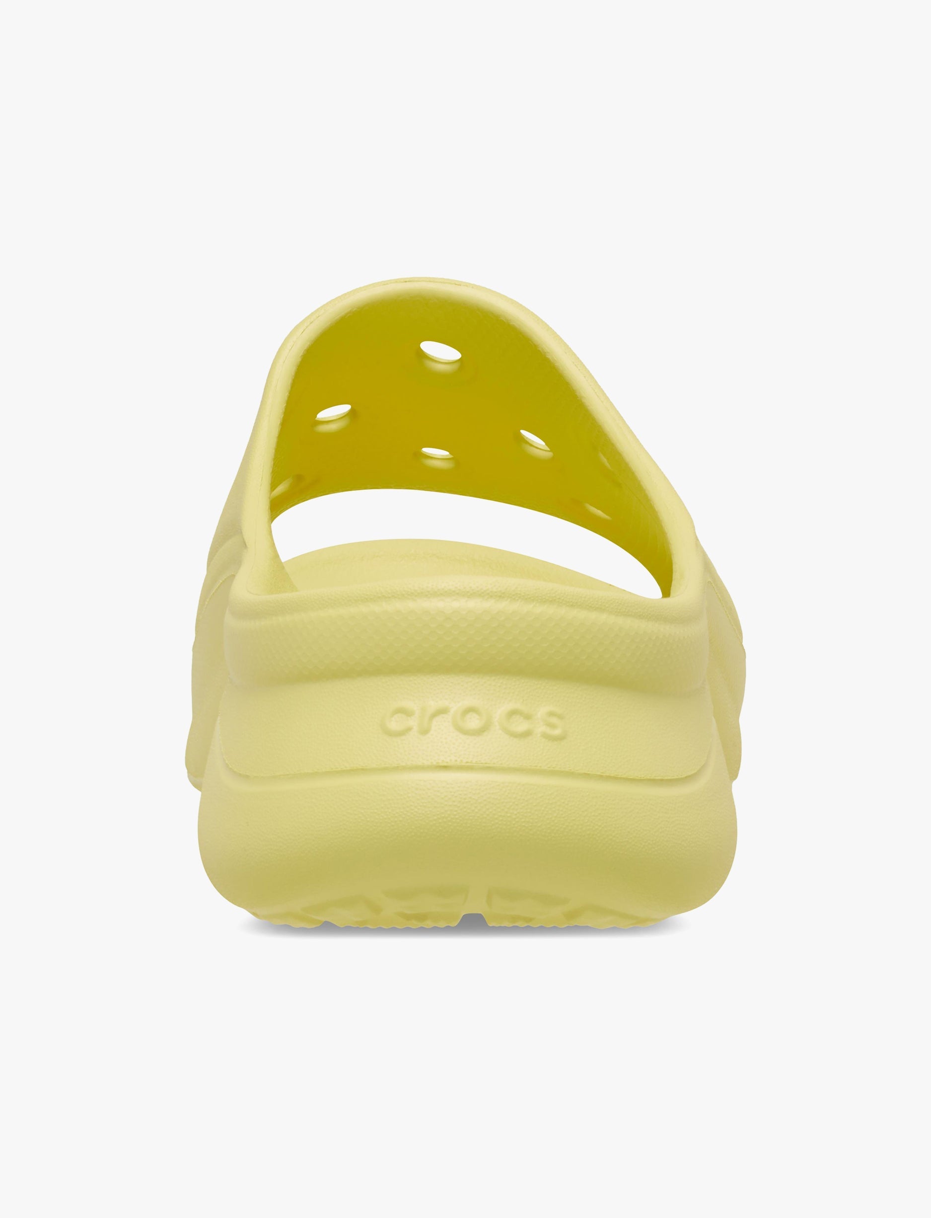 Crocs Bae Slide - כפכפי סלייד פלטפורמה קרוקס לנשים בצבע צהוב שושן