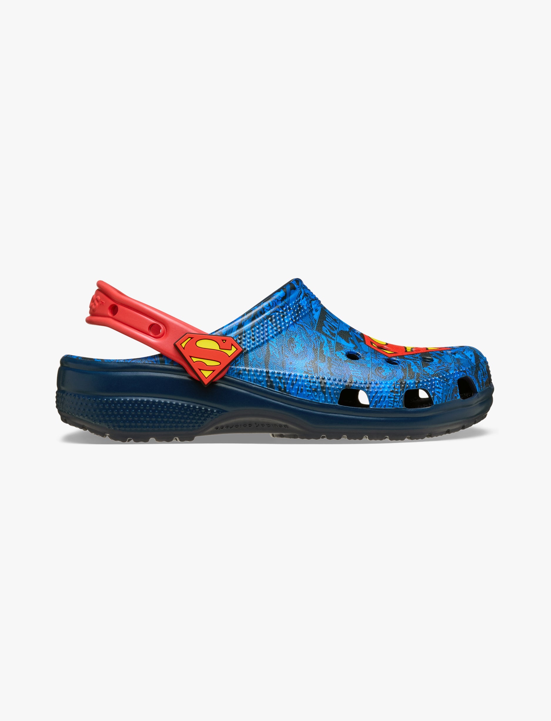 Crocs Superman Classic Clog - כפכפי קלוג קרוקס סופרמן בצבע כחול/אדום