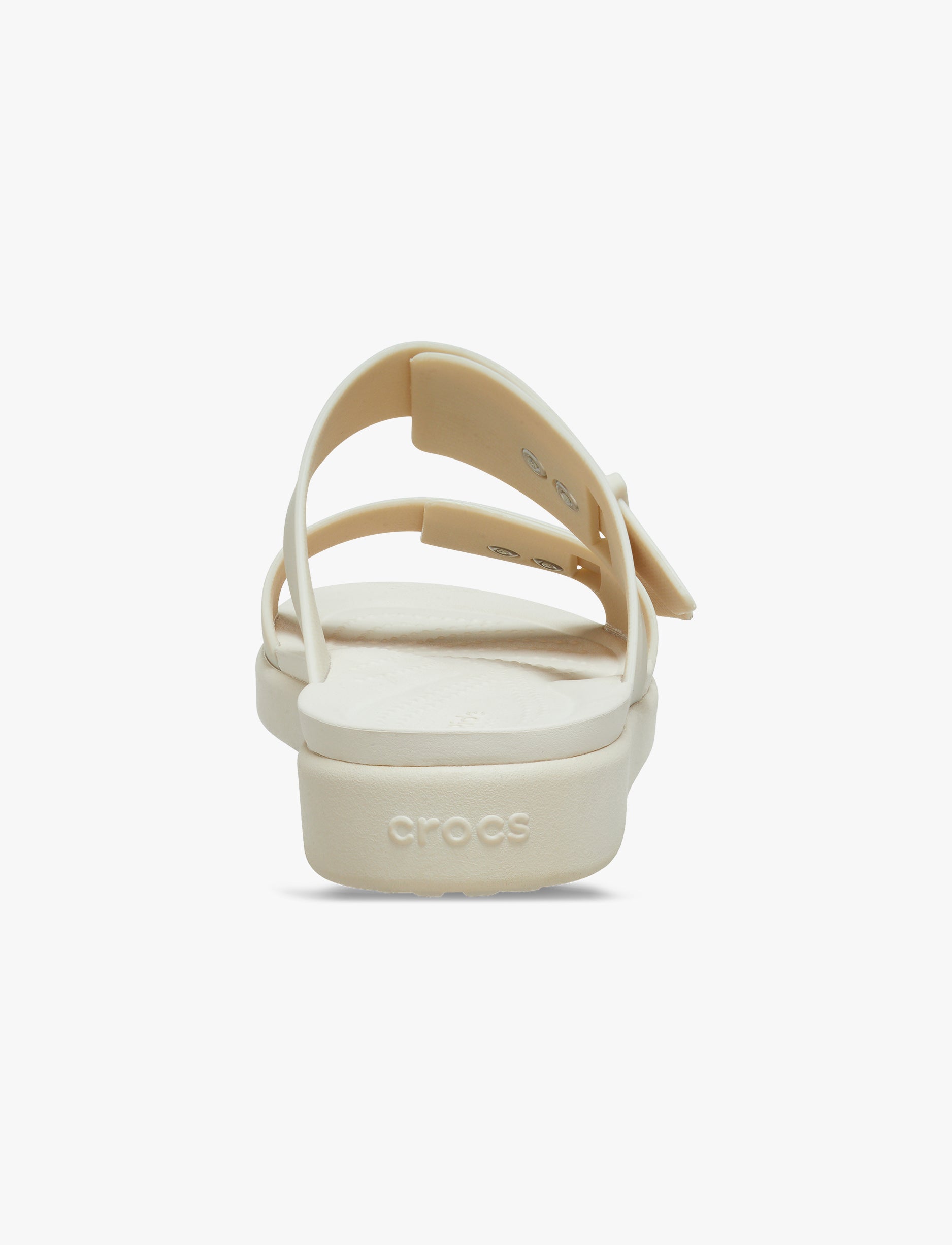 Crocs Brooklyn Buckle Low Low - כפכפי קרוקס ברוקלין לנשים בצבע אבן חול