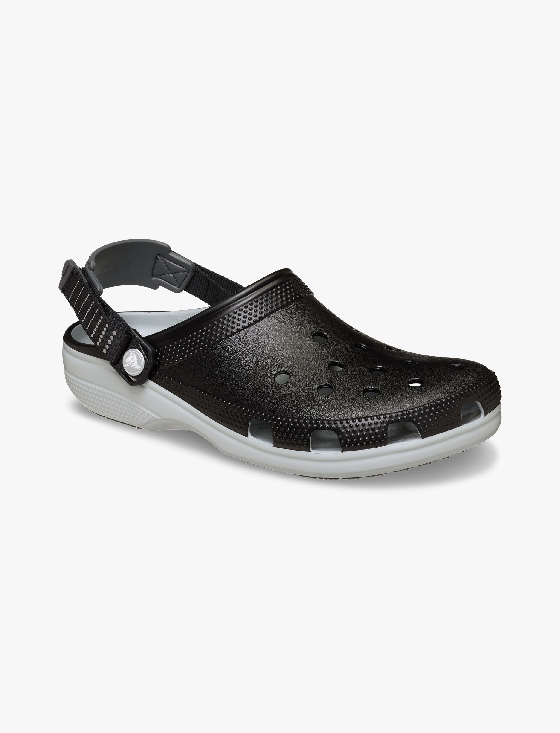 Crocs Classic Turbo Clog -  כפכפי קלוג קרוקס טורבו בצבע שחור/אפור