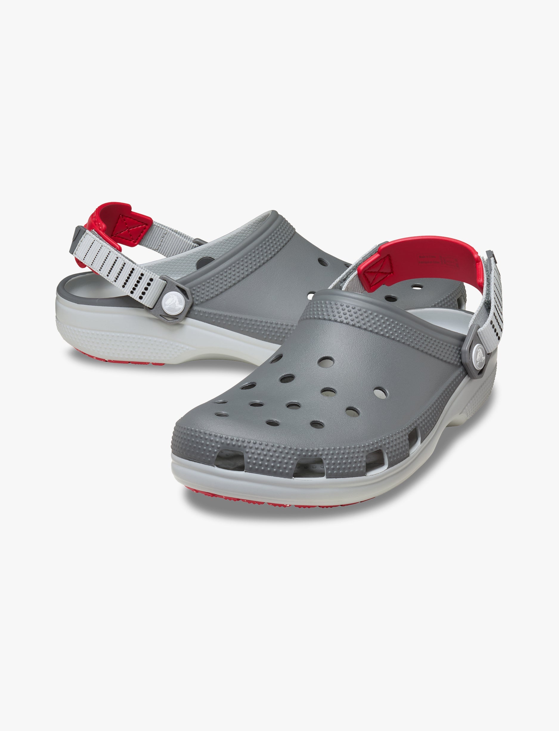 Crocs Classic Turbo Clog -  כפכפי קלוג קרוקס טורבו בצבע אפור סלאט