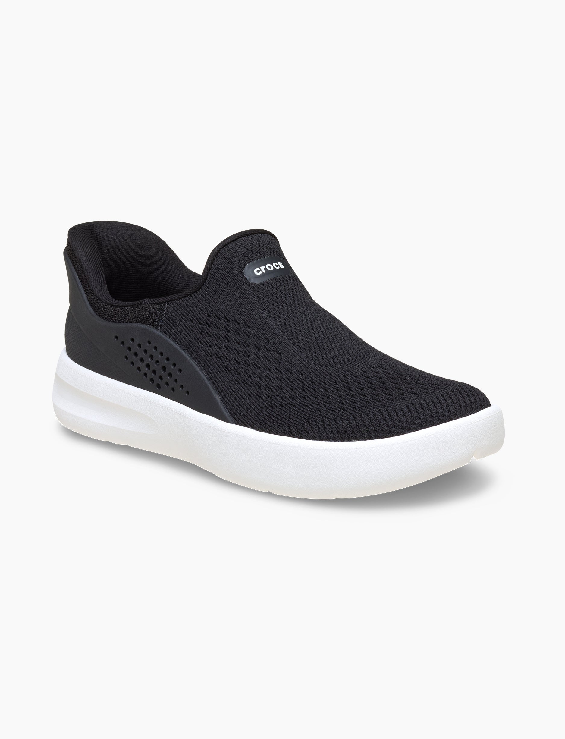 Crocs Locale Ease No Hands Slip On - נעלי סליפ און קרוקס לגברים בצבע שחור