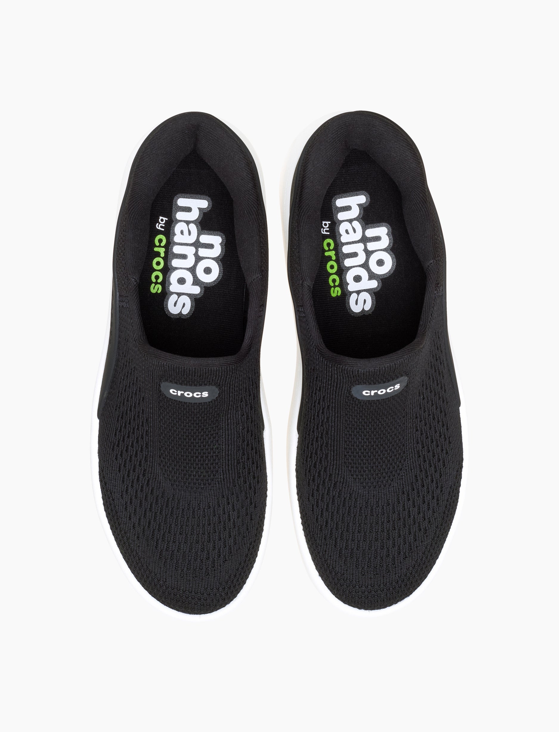 Crocs Locale Ease No Hands Slip On - נעלי סליפ און קרוקס לגברים בצבע שחור
