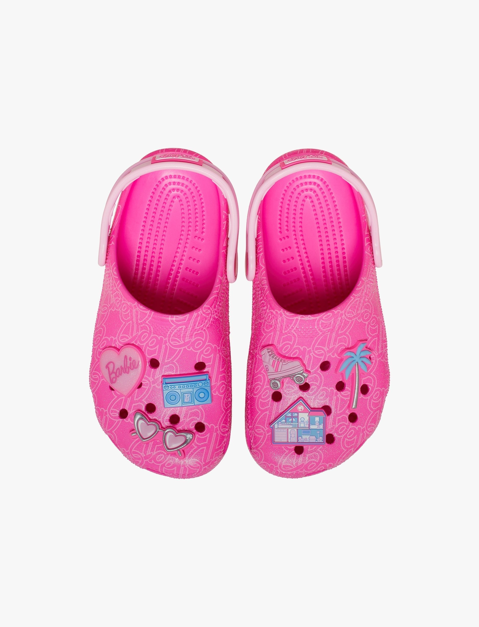 Crocs Barbie Classic Clog K -  כפכפי קרוקס קלוג ברבי לבנות בצבע ורוד