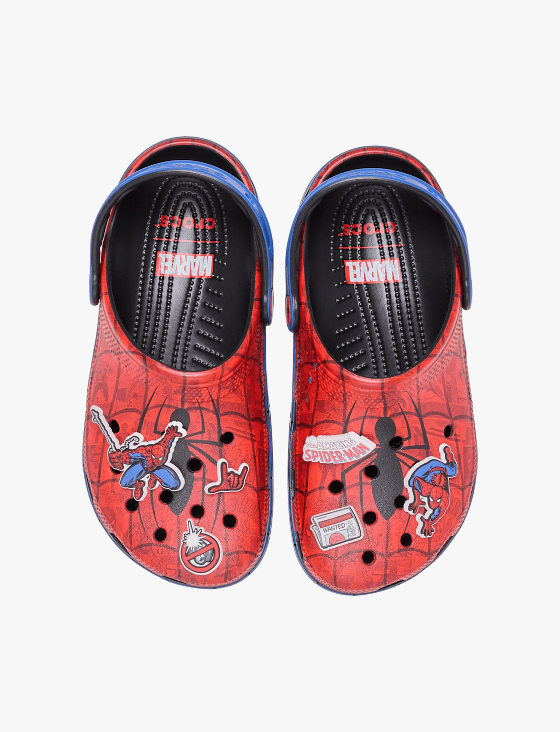 Crocs Spider-Man Classic Clog - כפכפי קרוקס קלוג ספיידרמן בצבע אדום/כחול
