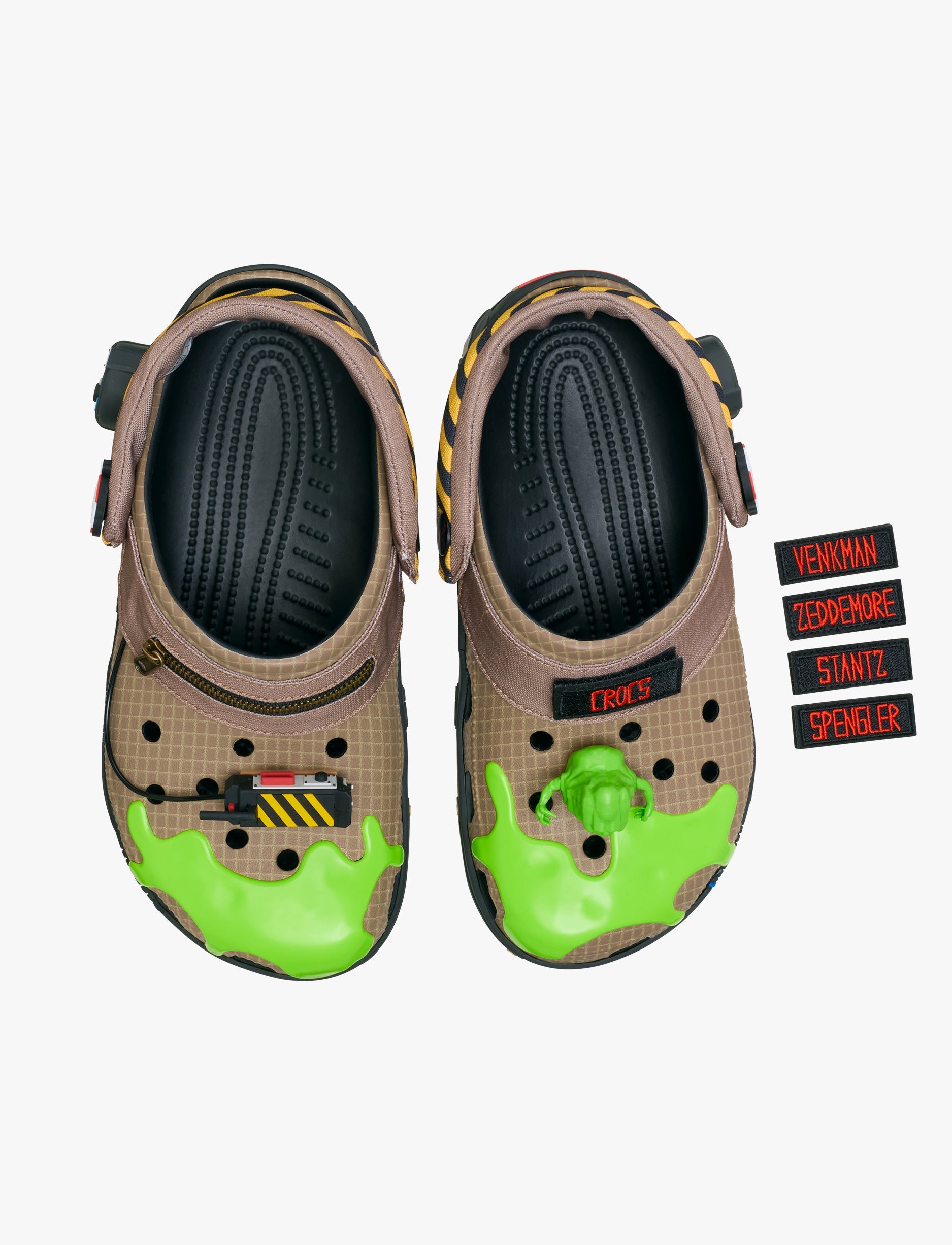 Crocs Ghostbusters Classic Clog - כפכפי קלוג קרוקס גוסט באסטר בצבע חום/שחור