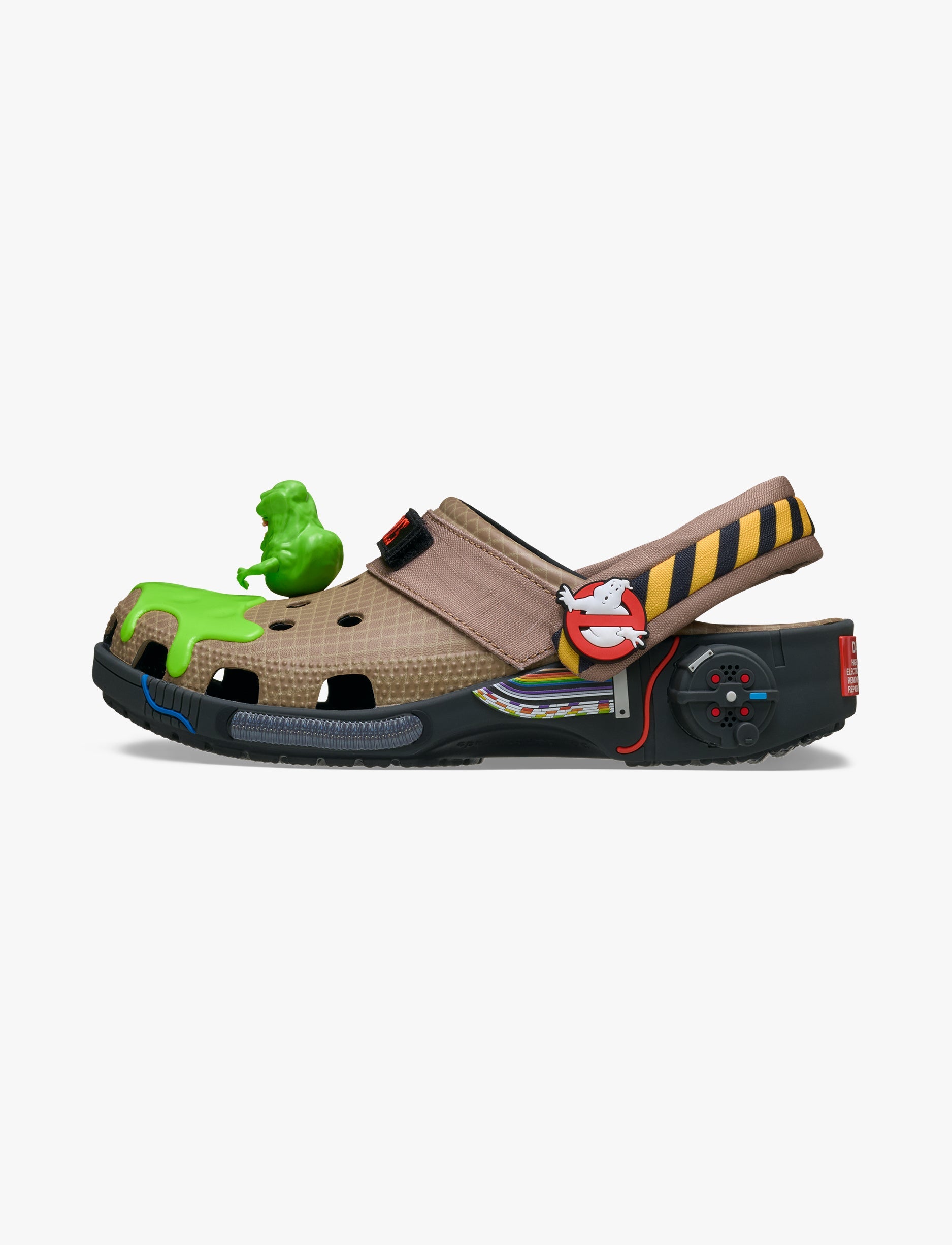 Crocs Ghostbusters Classic Clog - כפכפי קלוג קרוקס גוסט באסטר בצבע חום/שחור