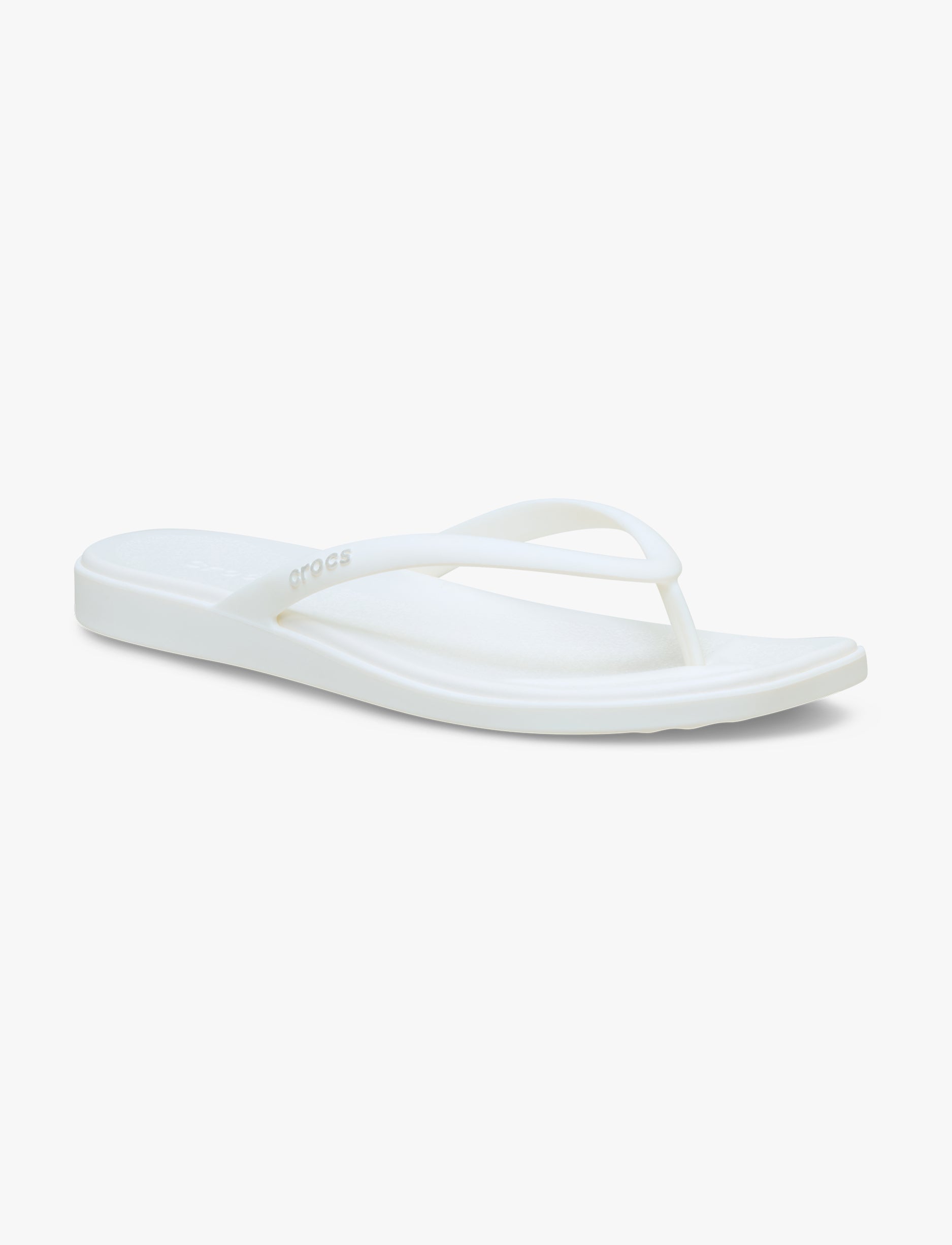 Crocs Miami Flip -  כפכפי אצבע קרוקס מיאמי לנשים בצבע לבן גיר