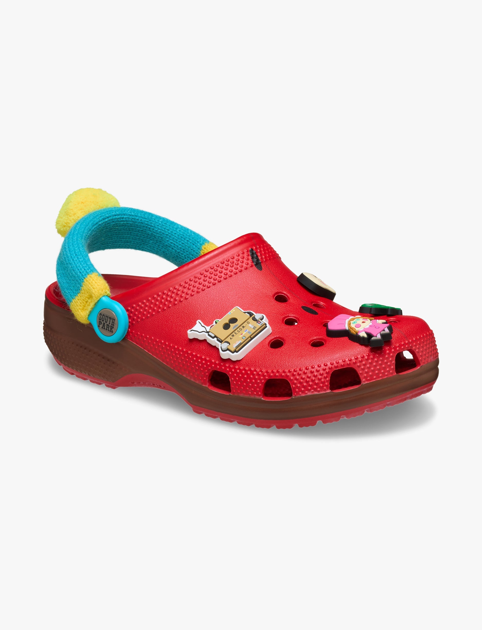 Crocs South Park Cartman Classic Clog - כפכפי קלוג קרוקס סאות' פארק קרטמן בצבע אדום/חום/תכלת
