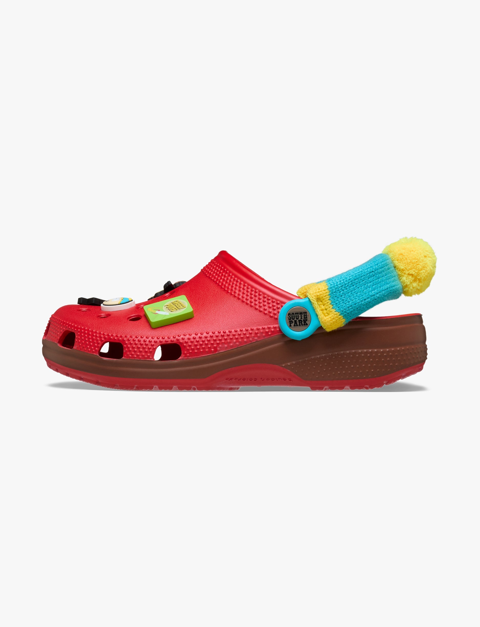 Crocs South Park Cartman Classic Clog - כפכפי קלוג קרוקס סאות' פארק קרטמן בצבע אדום/חום/תכלת