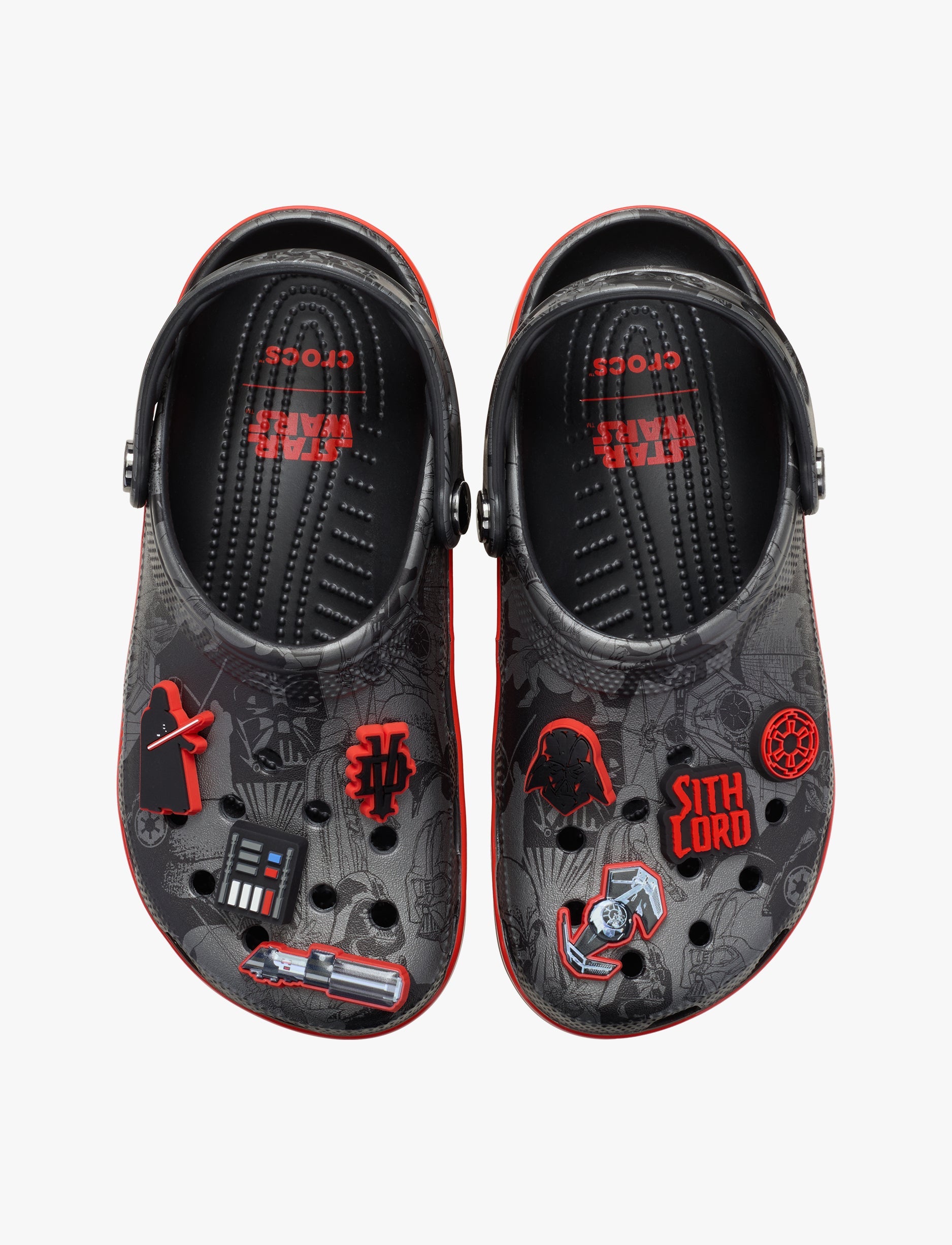 Crocs Star Wars Grphic Drth Vader Classic Clog -  כפכפי קלוג קרוקס מלחמת הכוכבים בצבע שחור/אפור