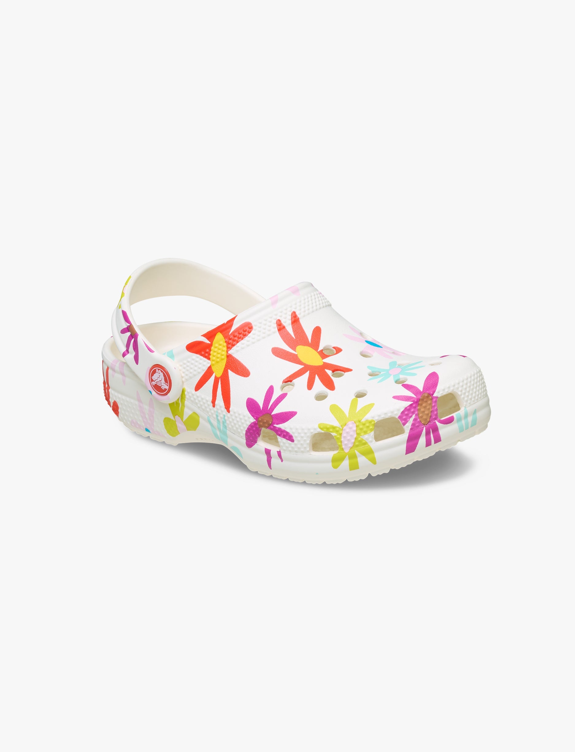 Crocs Classic Crafted Daisy Clog T -  כפכפי קלוג קרוקס בהדפס פרחוני לילדים מידות קטנות