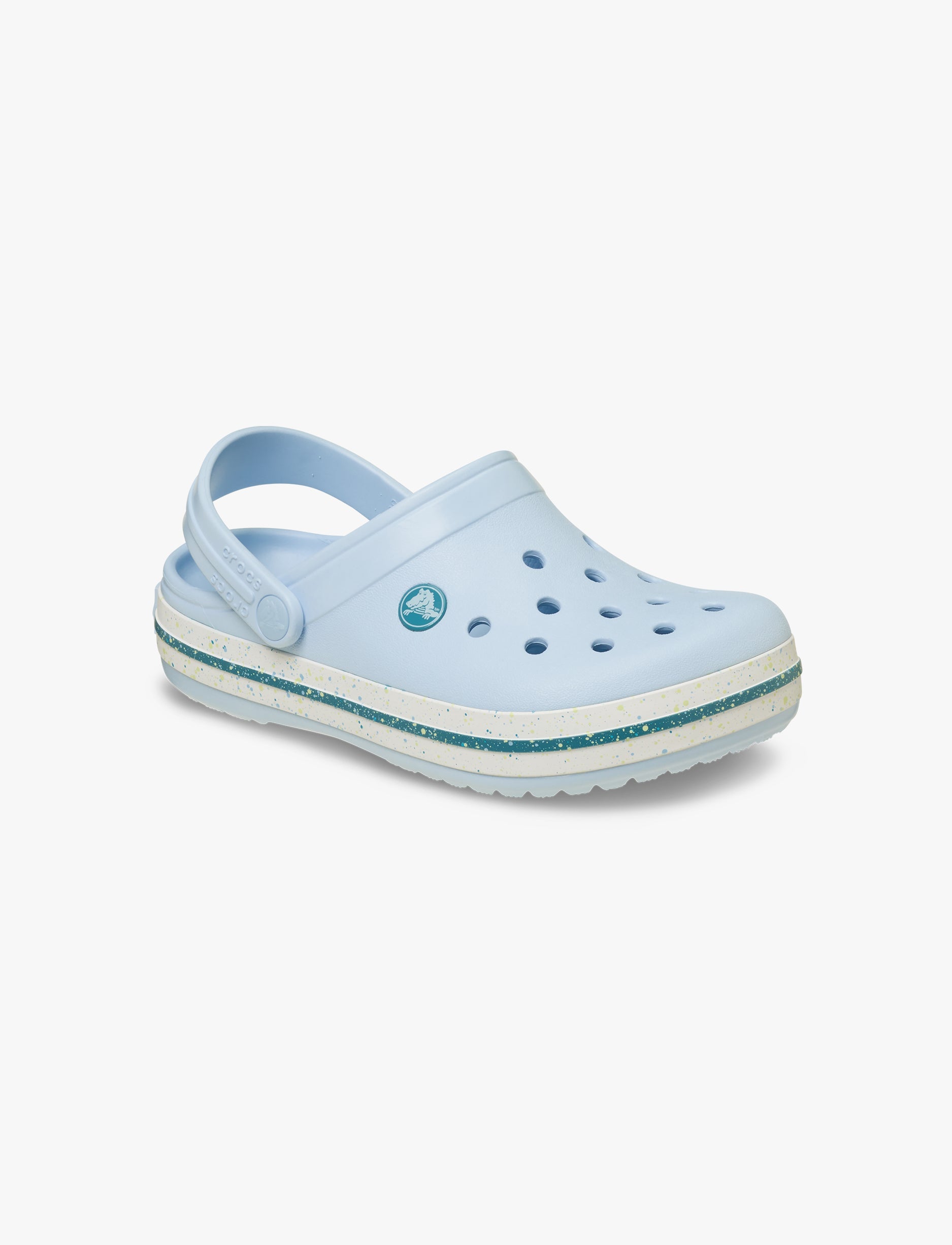 Crocs Kid's Crocband Speckled Band Clog - כפכפי קרוקס קרוקבנד קלוג לילדים בצבע כחול פרוסט