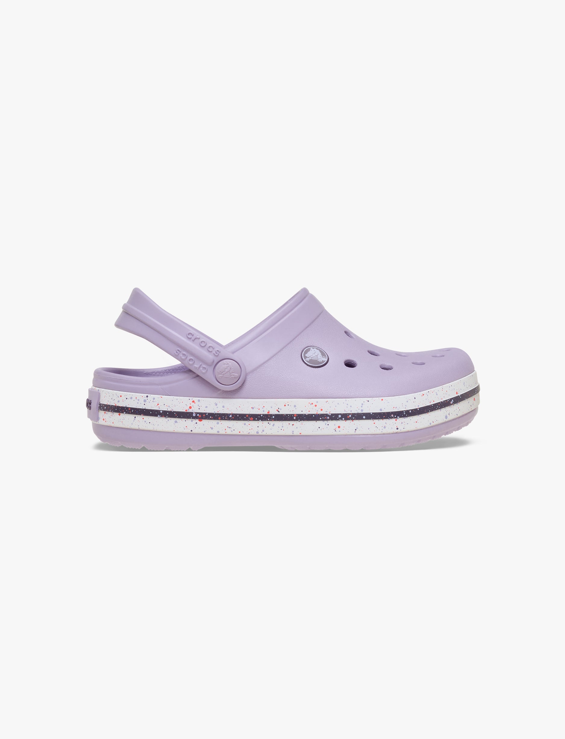 Crocs Kid's Crocband Speckled Band Clog - כפכפי קרוקס קרוקבנד קלוג לילדים בצבע לבנדר