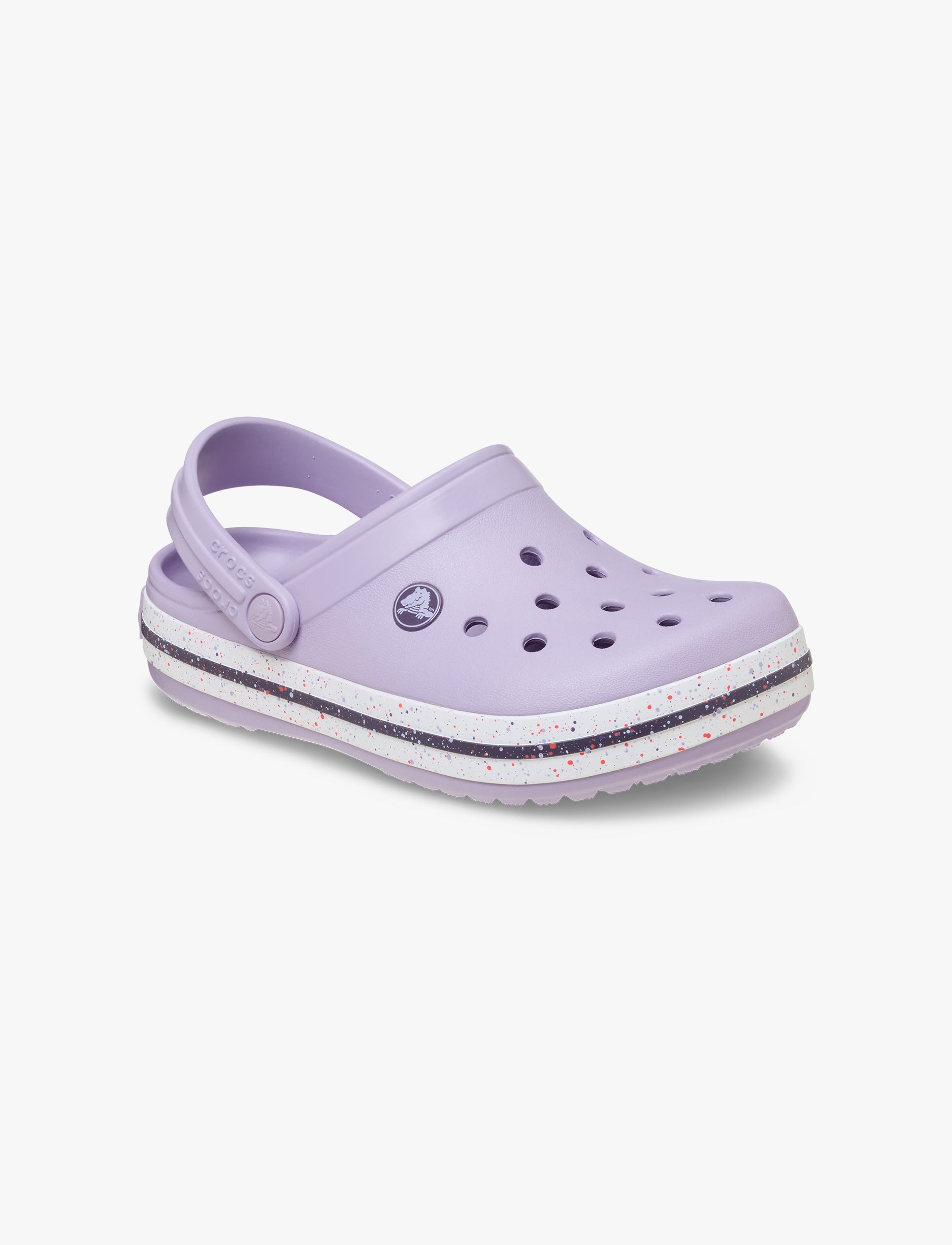 Crocs Crocband Speckled Band Clog - כפכפי קרוקבנד קלוג לילדים בצבע לבנדר