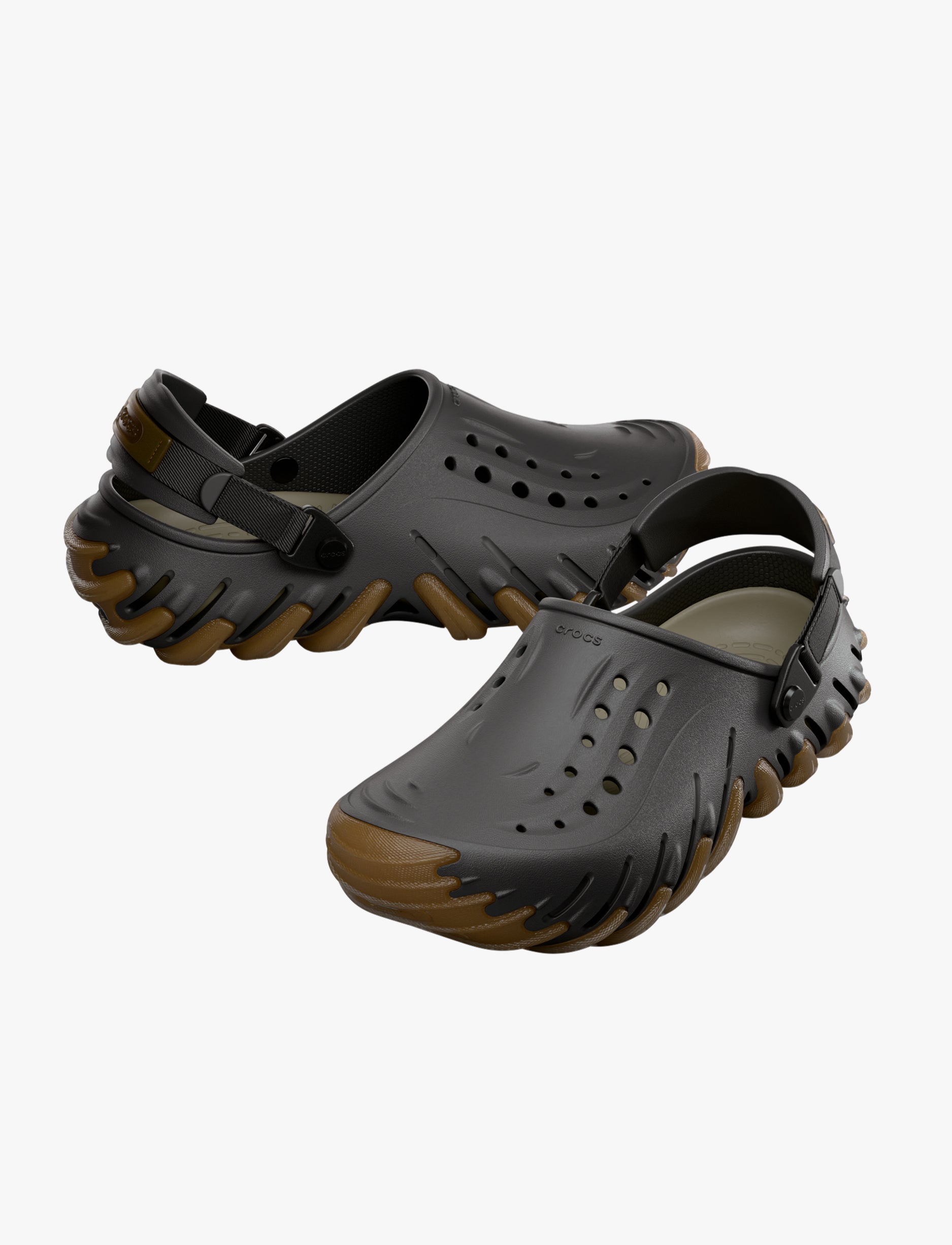 Crocs Echo Gum RO Clog - כפכפי אקו קלוג בצבע שחור