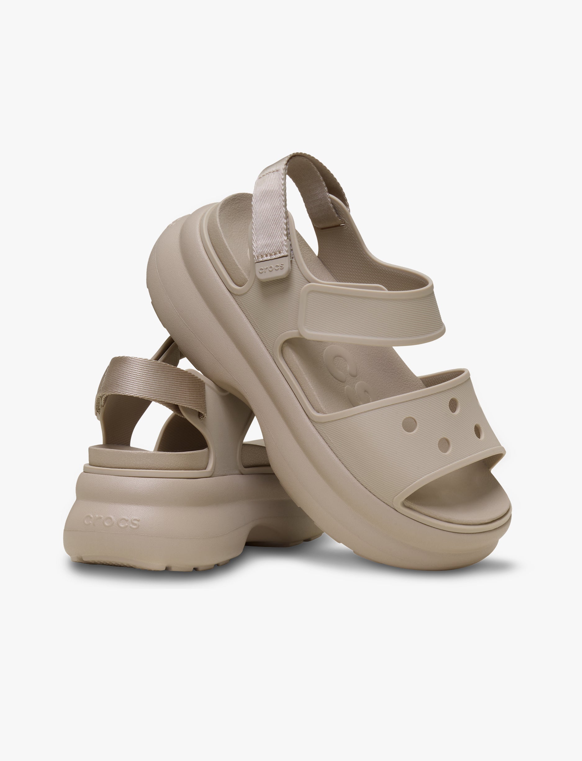 Crocs Soho Y Strap Sandal - סנדלי פלטפורמה סוהו קרוקס לנשים בצבע דולסה