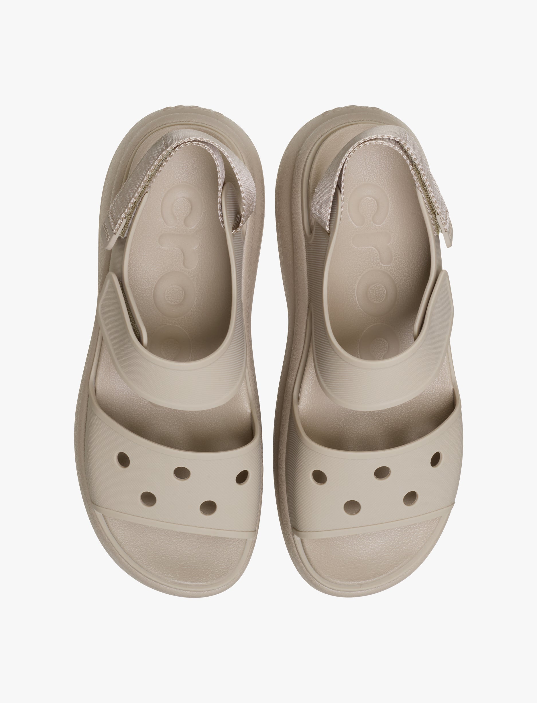 Crocs Soho Y Strap Sandal - סנדלי פלטפורמה סוהו קרוקס לנשים בצבע דולסה