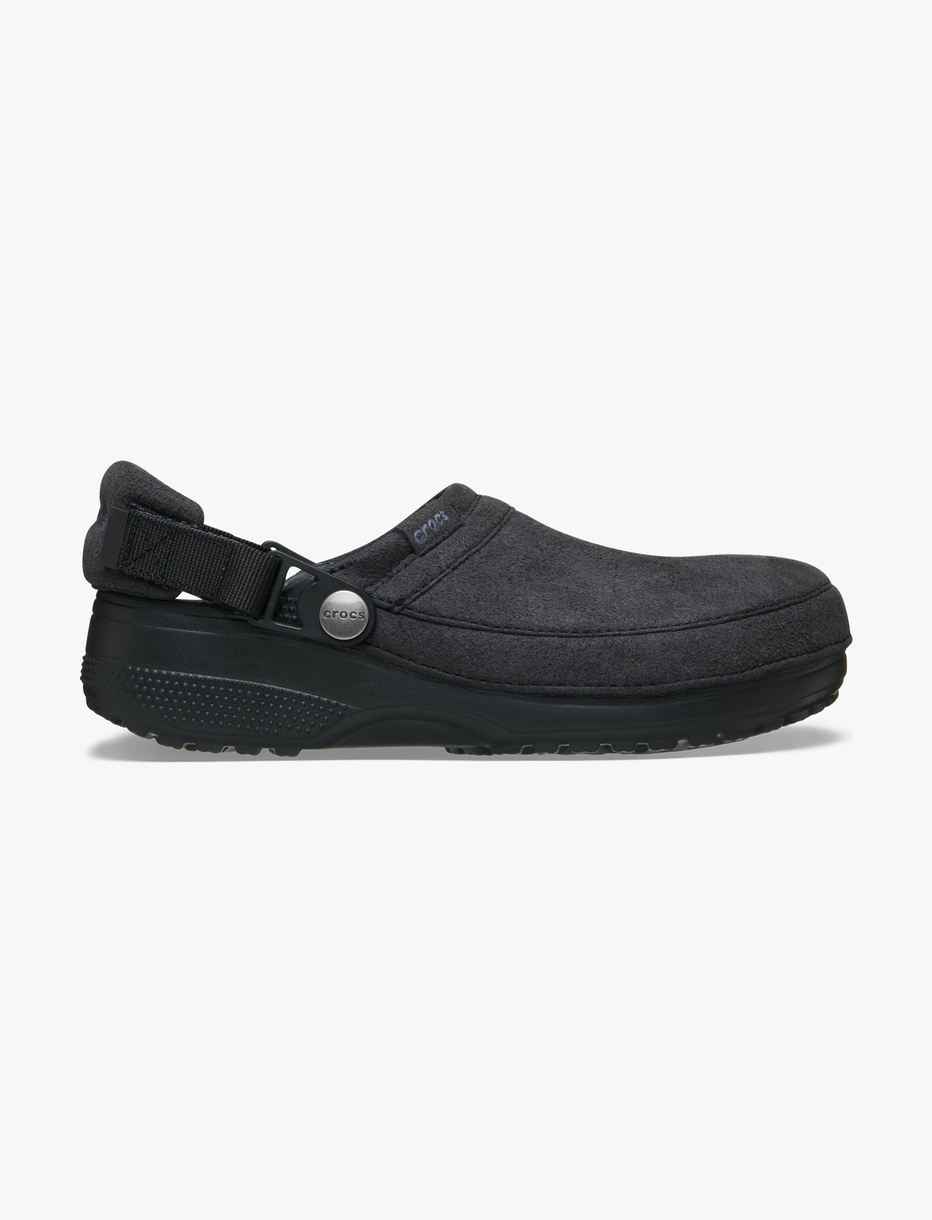 Crocs Classic Crafted Vegan Suede Clog - כפכפי קרוקס קלוג קראפטד בצבע שחור