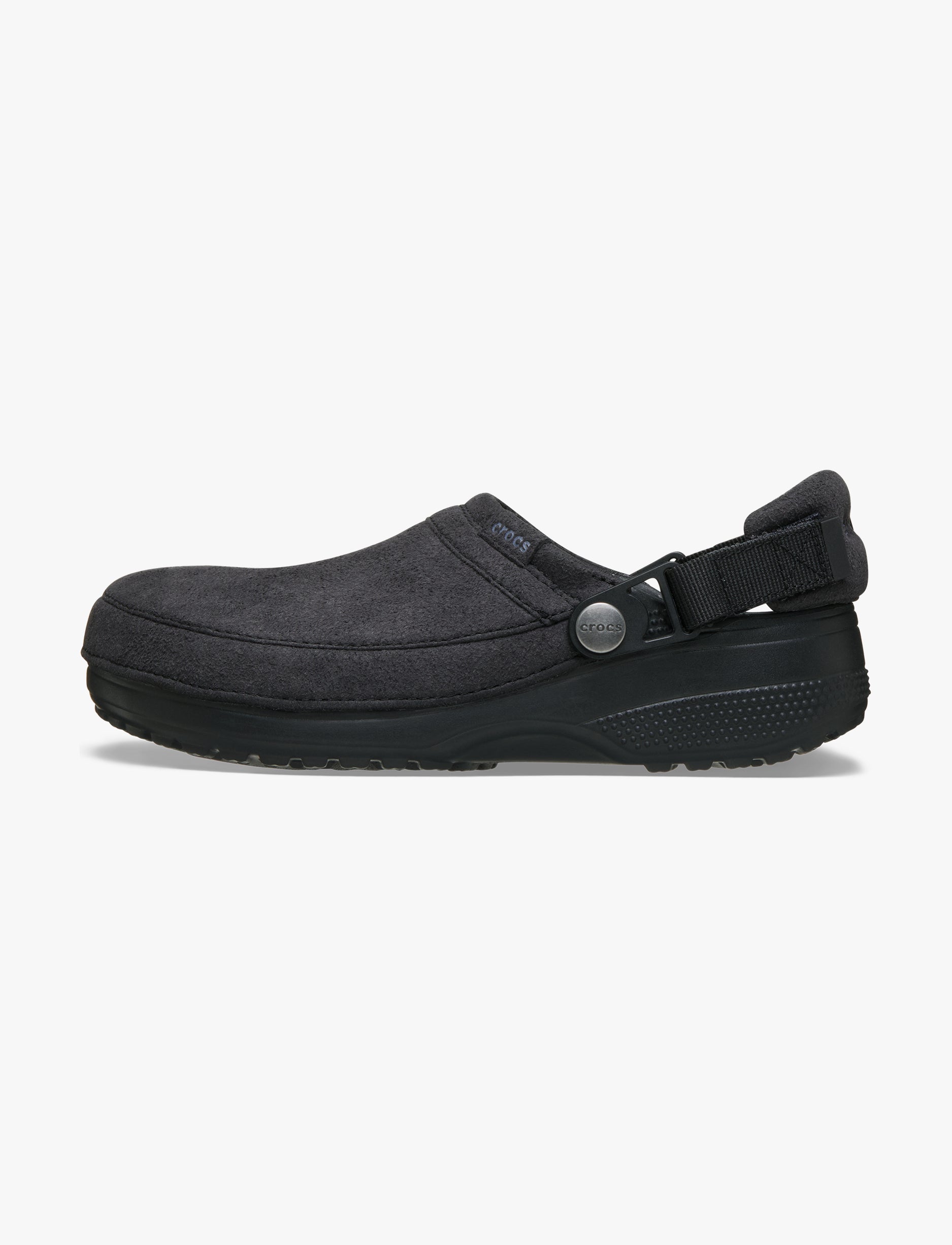 Crocs Classic Crafted Vegan Suede Clog - כפכפי קרוקס קלוג קראפטד בצבע שחור