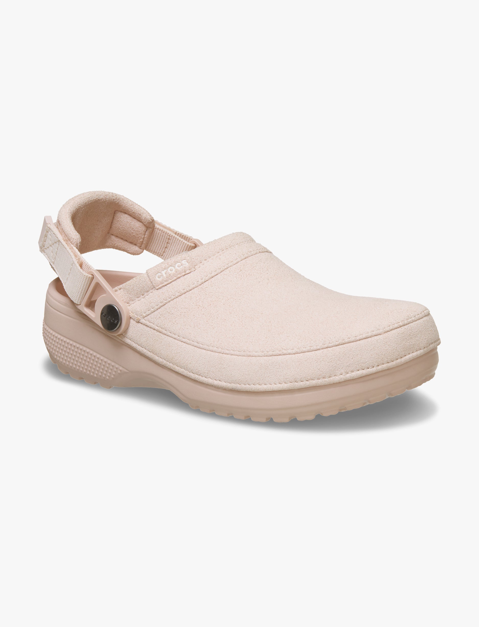 Crocs Classic Crafted Vegan Suede Clog - כפכפי קרוקס קלוג קראפטד בצבע קוורץ