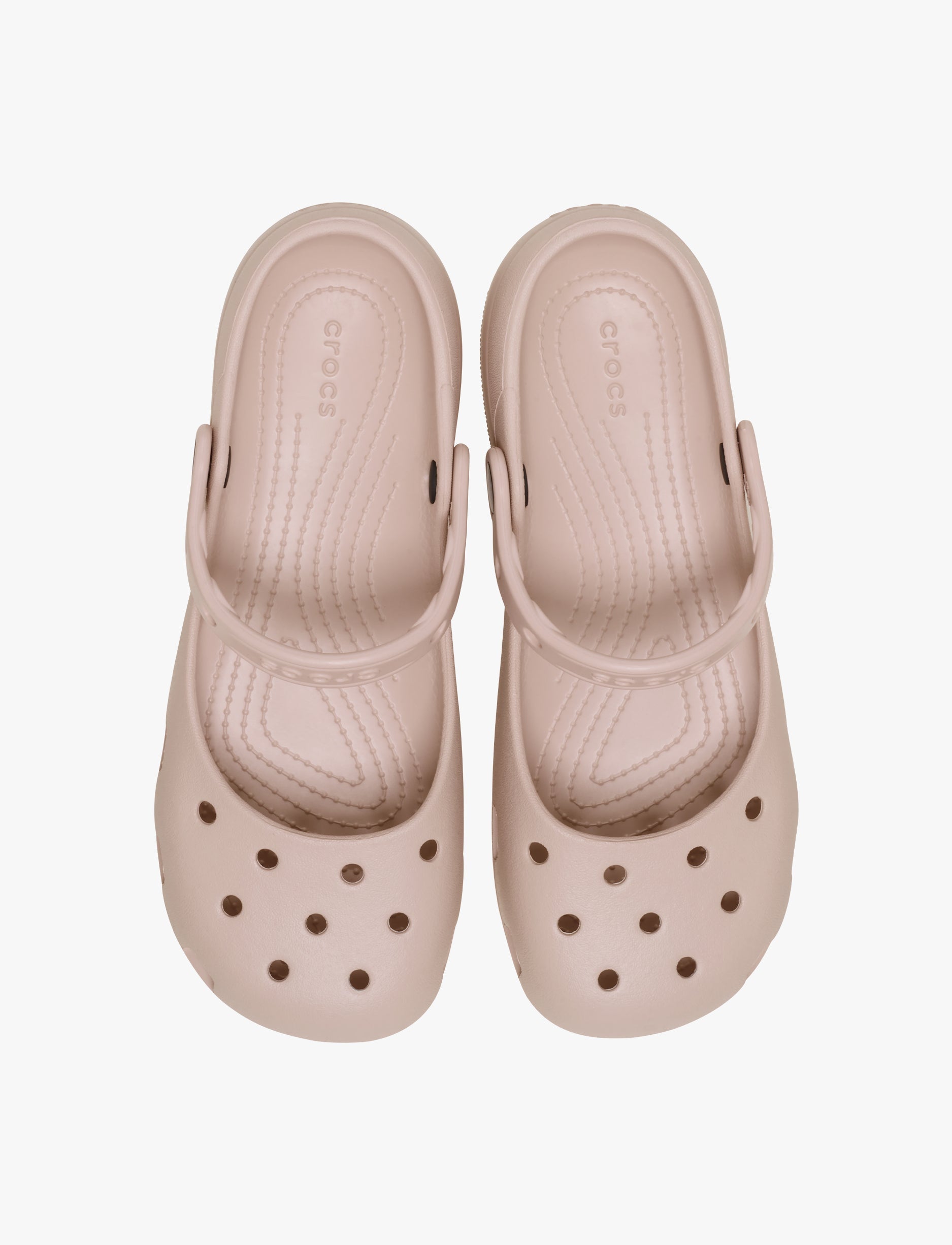 Crocs Classic Ballet - כפכפי בובה קרוקס לנשים בצבע קוורץ
