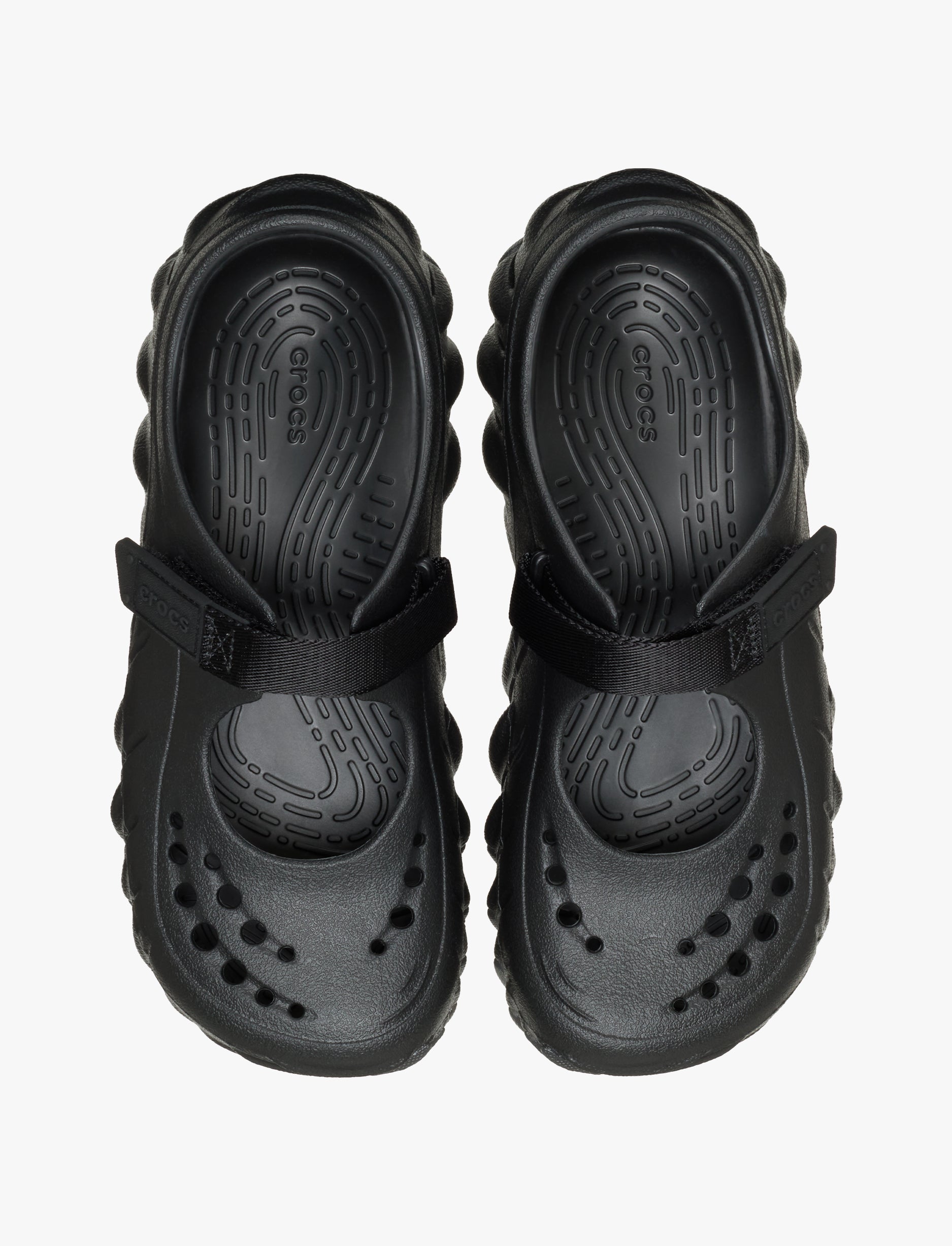 Crocs Echo Mary Jane - נעלי מרי ג'יין קרוקס לנשים בצבע שחור