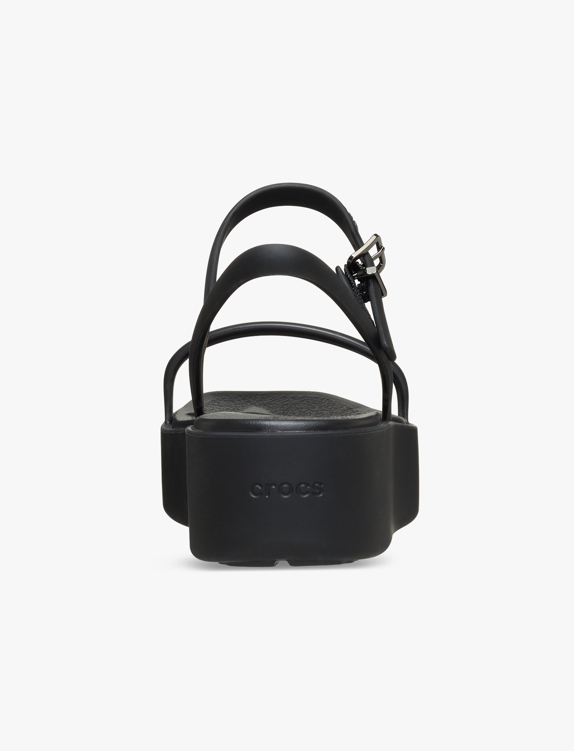 Crocs Miami Platform Y Strap Sandal - סנדלי פלטפורמה קרוקס לנשים בצבע שחור
