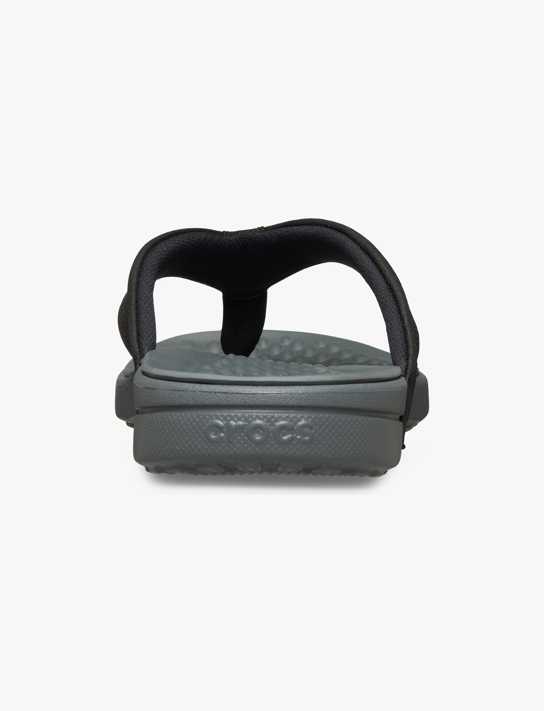 Crocs Yukon Surf LR Flip - כפכפי אצבע קרוקס לגברים בצבע אפור סלייט/שחור