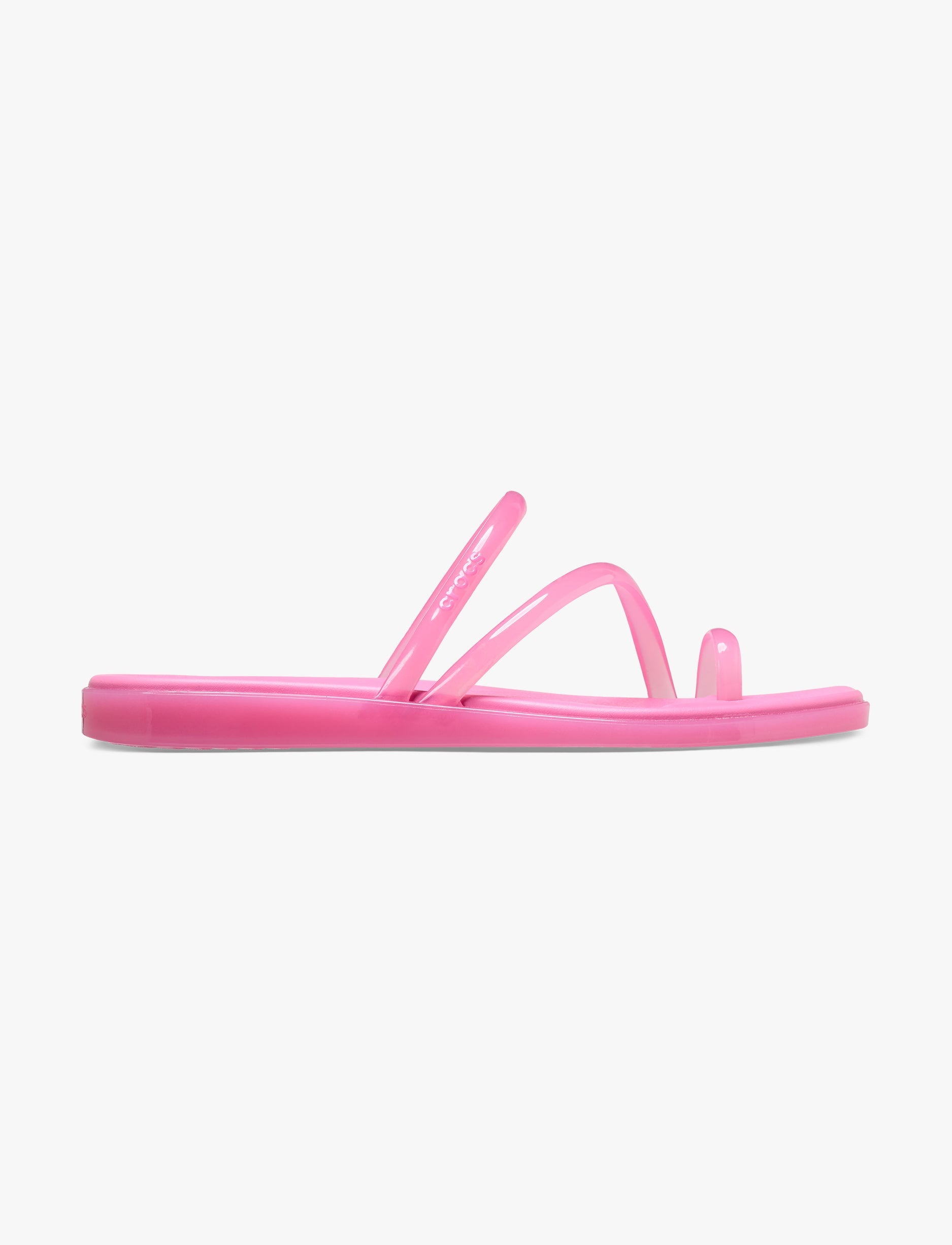 Crocs Miami Jelly Toe Loop Sandal - סנדלי קרוקס מיאמי לנשים בצבע ורוד לימונדה ג'לי