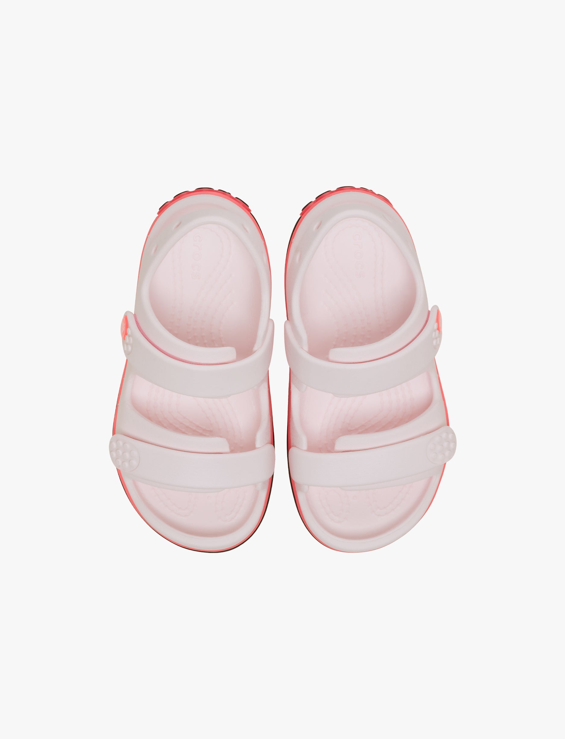 Crocs Crocband Cruiser Neon Band Sandal K - סנדלי קרוקס קרוקבנד לילדים בצבע ורוד קרחוני/ורוד