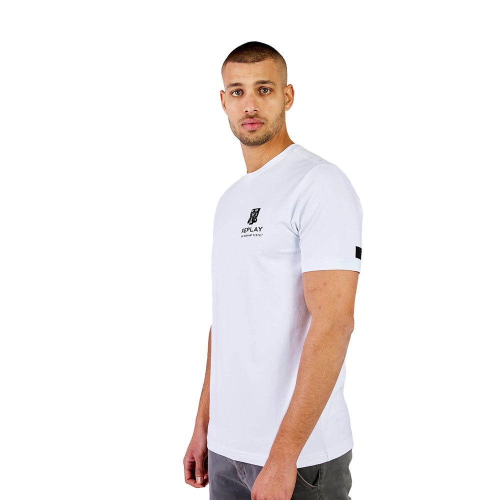 חולצת טישרט ריפליי קצרה Small Logo גברים - rpy-24265854-00-2XL