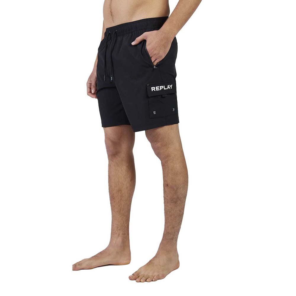 בגד ים ריפליי Logo Pocket גברים